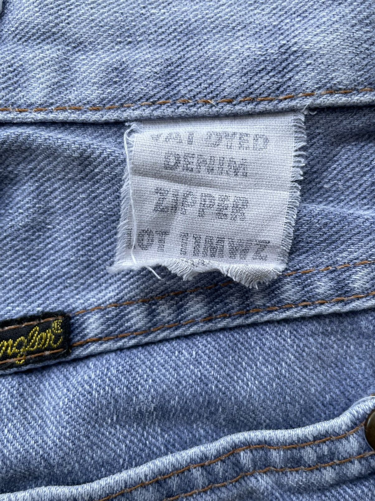 Vintage × Wrangler Wrangler Blue Bell Vintage Lot 11MWZ aging Denim Size US 28 / EU 44 - 12 Thumbnail
