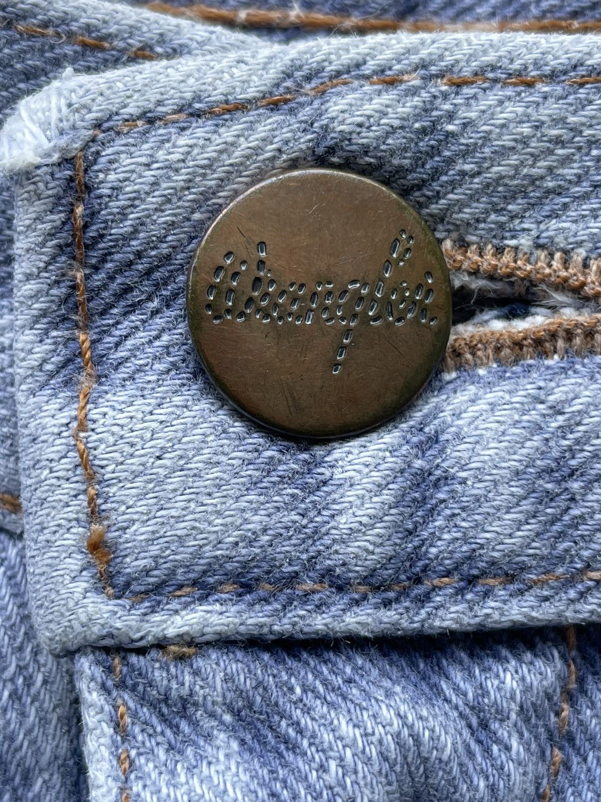 Vintage × Wrangler Wrangler Blue Bell Vintage Lot 11MWZ aging Denim Size US 28 / EU 44 - 18 Thumbnail