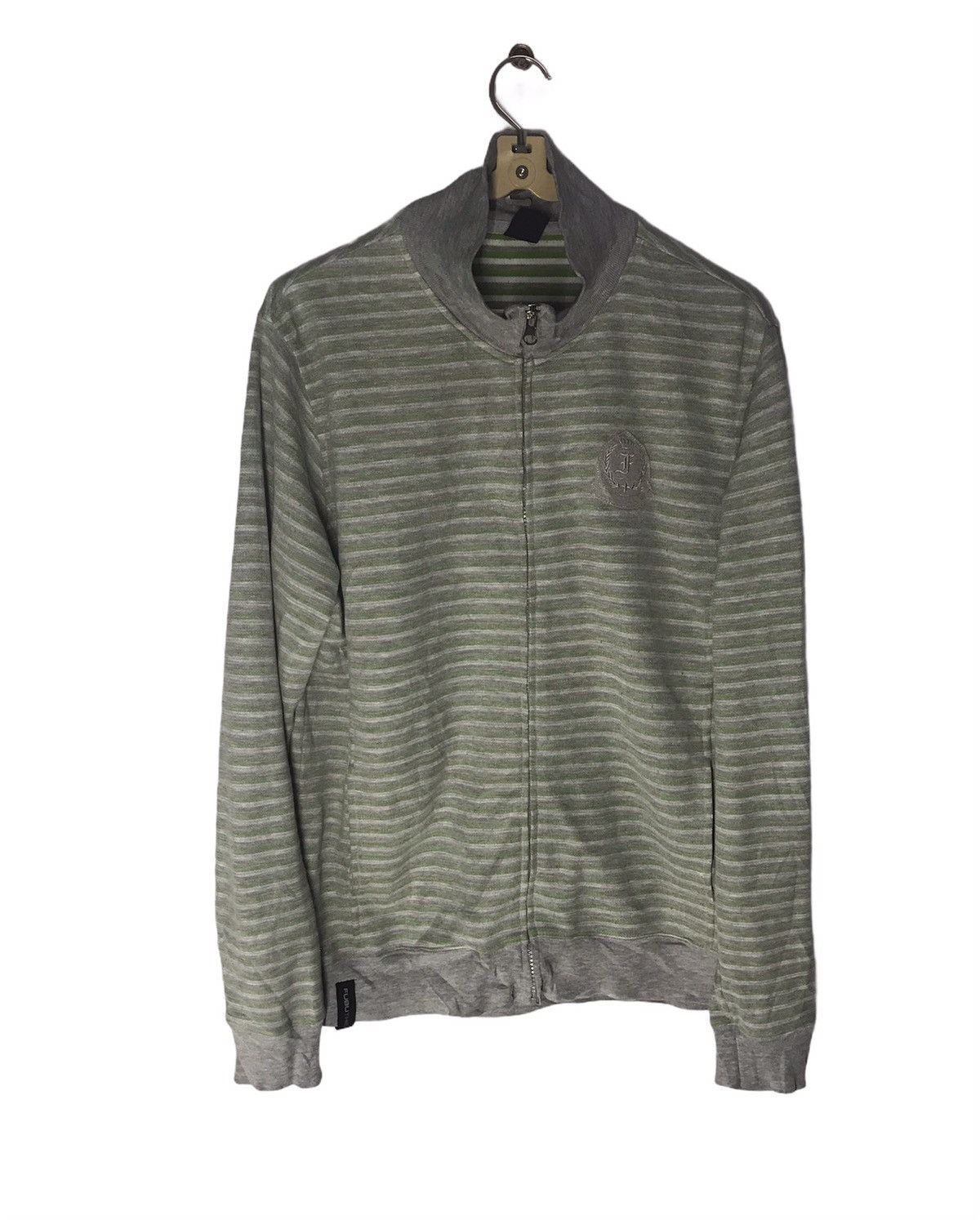 Fubu × Vintage Fubu the collection zipper sweatshirt stripe Size US M / EU 48-50 / 2 - 1 Thumbnail