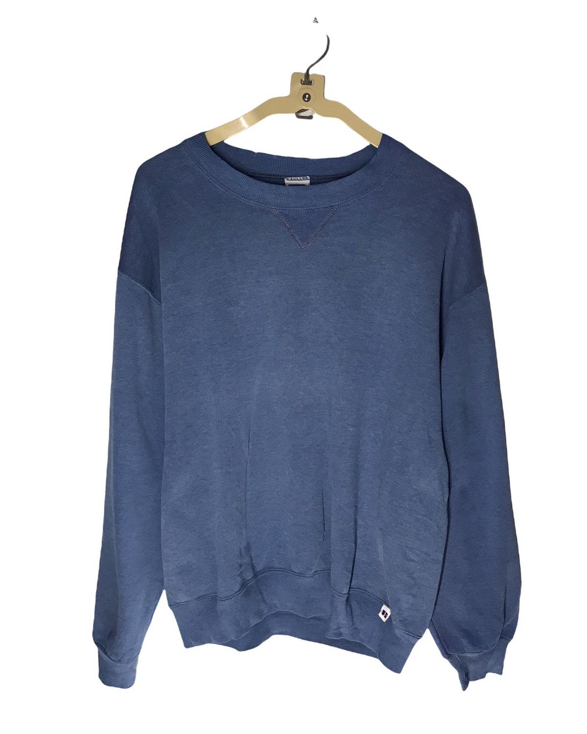 Russell Athletic × Vintage Vintage plain Russell athletic sweatshirt distressed Size US M / EU 48-50 / 2 - 1 Thumbnail