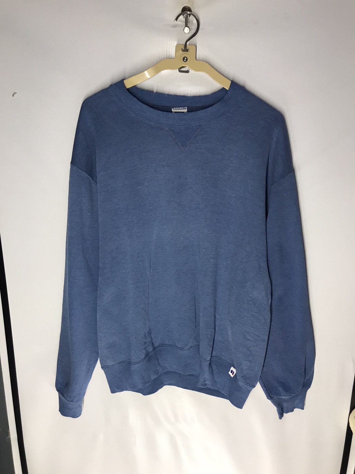 Russell Athletic × Vintage Vintage plain Russell athletic sweatshirt distressed Size US M / EU 48-50 / 2 - 7 Thumbnail