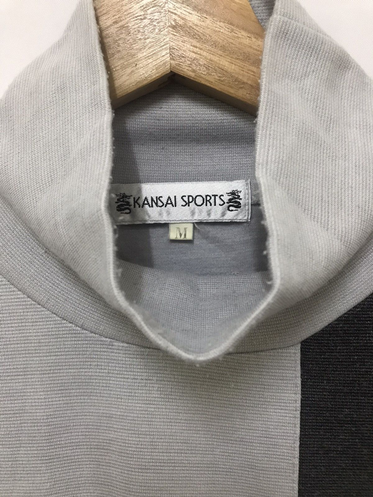 Japanese Brand × Kansai Yamamoto Vintage Kansai Sports Kansai Yamamoto Turtleneck Size US M / EU 48-50 / 2 - 5 Thumbnail