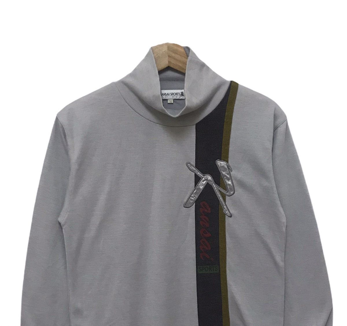 Japanese Brand × Kansai Yamamoto Vintage Kansai Sports Kansai Yamamoto Turtleneck Size US M / EU 48-50 / 2 - 2 Thumbnail