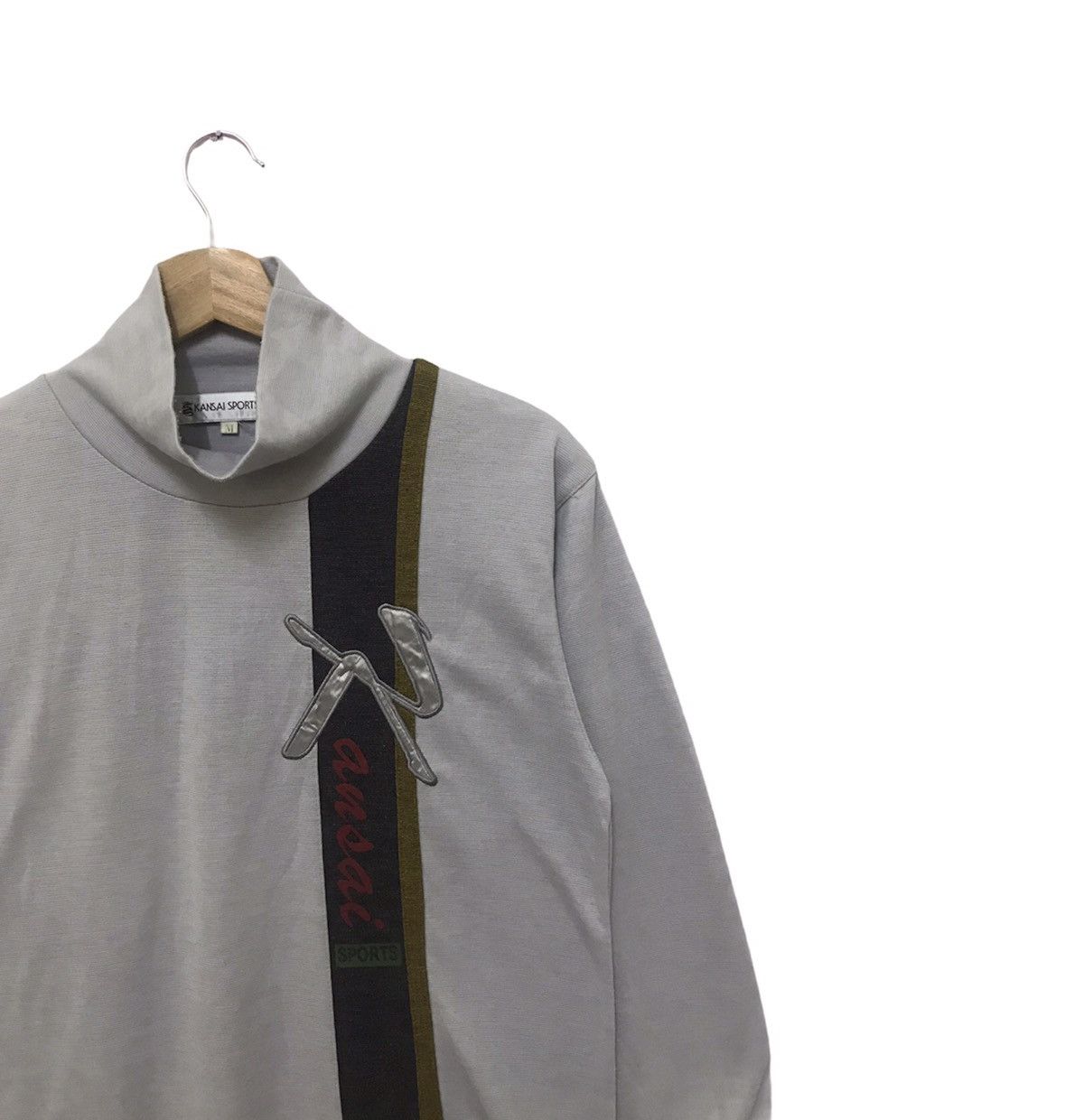Japanese Brand × Kansai Yamamoto Vintage Kansai Sports Kansai Yamamoto Turtleneck Size US M / EU 48-50 / 2 - 3 Thumbnail