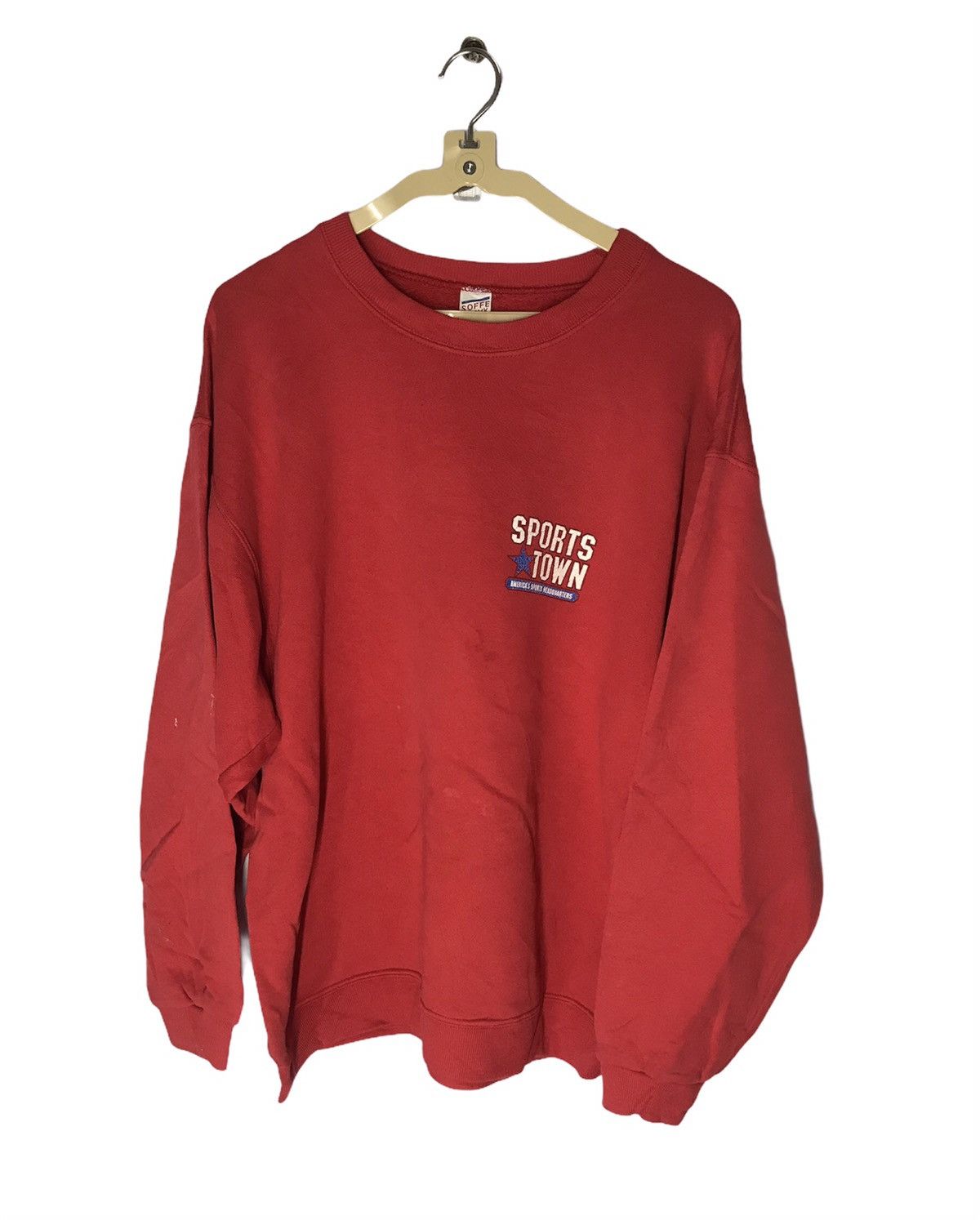 Vintage Vintage sport town crewneck sweatshirt by soffe Size US L / EU 52-54 / 3 - 1 Thumbnail