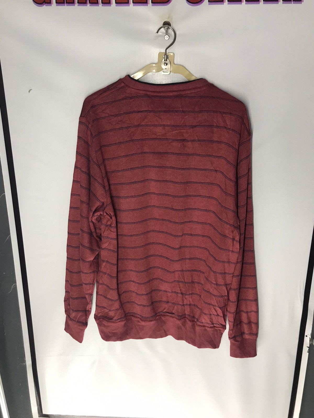 Japanese Brand × Kansai Yamamoto Kansai Yamamoto stripe crewneck sweatshirt Size US L / EU 52-54 / 3 - 7 Thumbnail