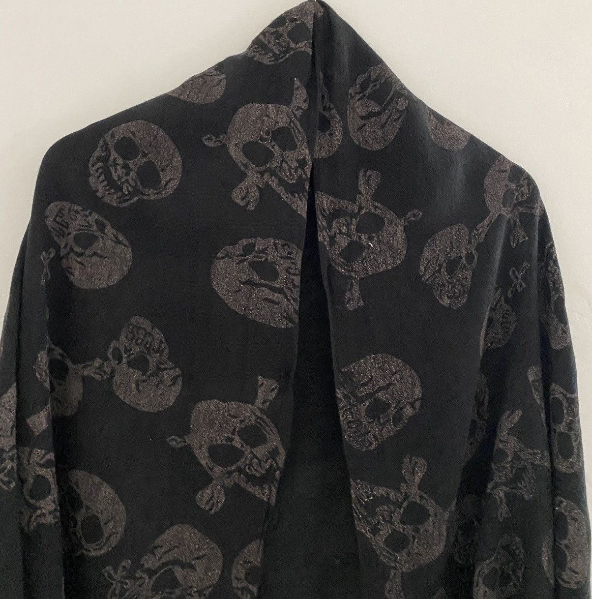 Seditionaries × Vintage Skull☠️ punk scarf fullprint black big saiz nice design Size ONE SIZE - 5 Thumbnail