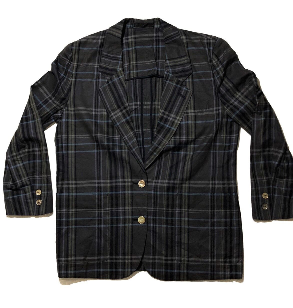 Burberry × Burberry Prorsum Vintage Nova Check Plaid Blazer/Coat By Burberry’s Size US M / EU 48-50 / 2 - 2 Thumbnail