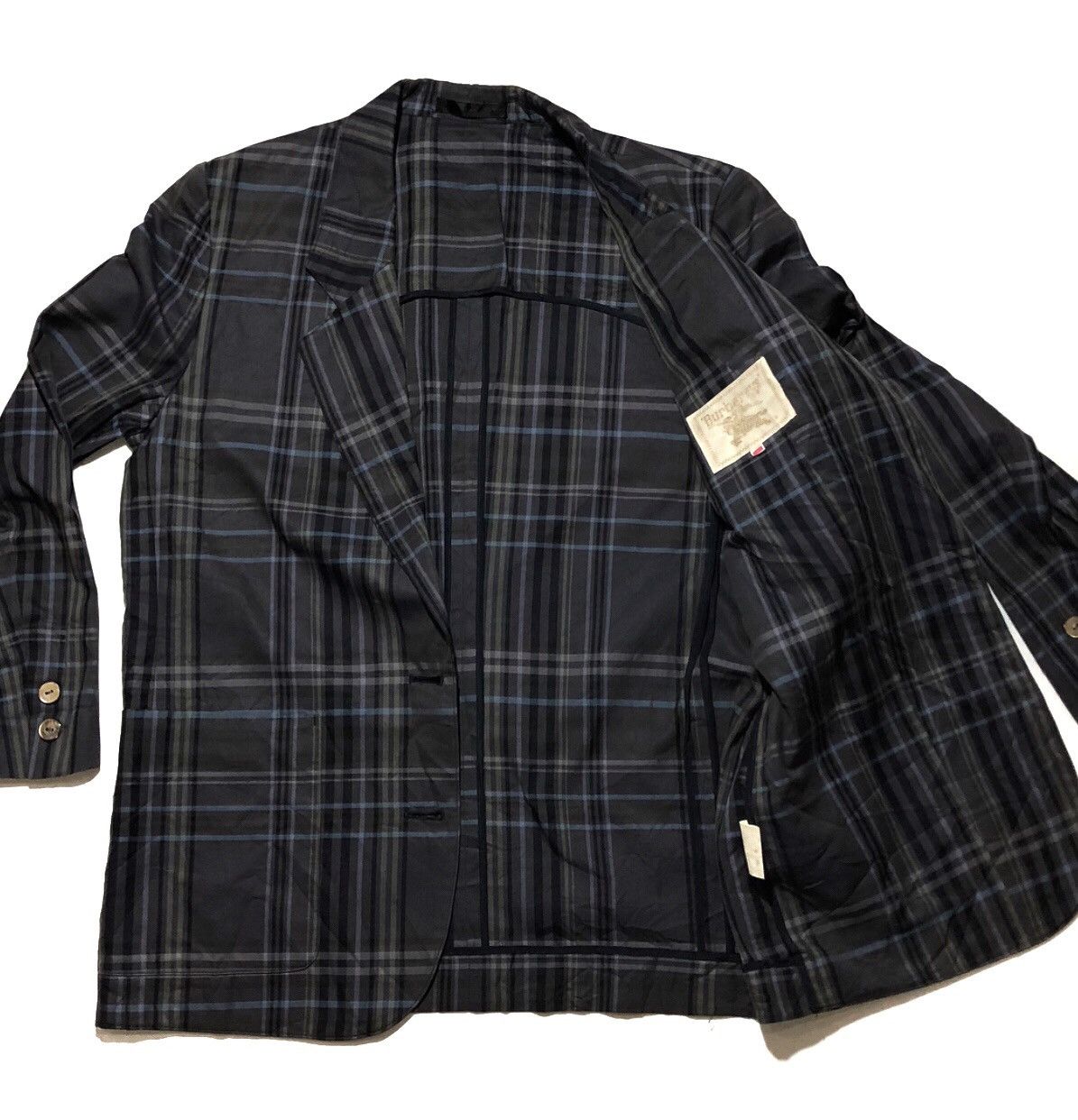 Burberry × Burberry Prorsum Vintage Nova Check Plaid Blazer/Coat By Burberry’s Size US M / EU 48-50 / 2 - 1 Thumbnail