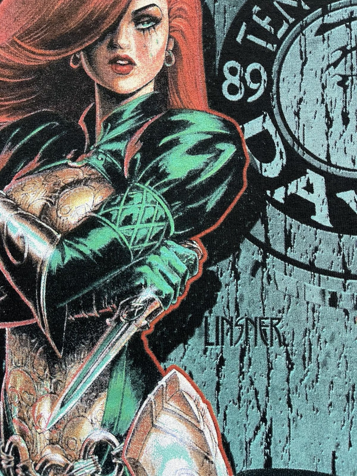 Anime × Marvel Comics × Vintage Vintage 1999 Linsner Dawn Serius Comics Shirt 90s Size US XL / EU 56 / 4 - 3 Thumbnail