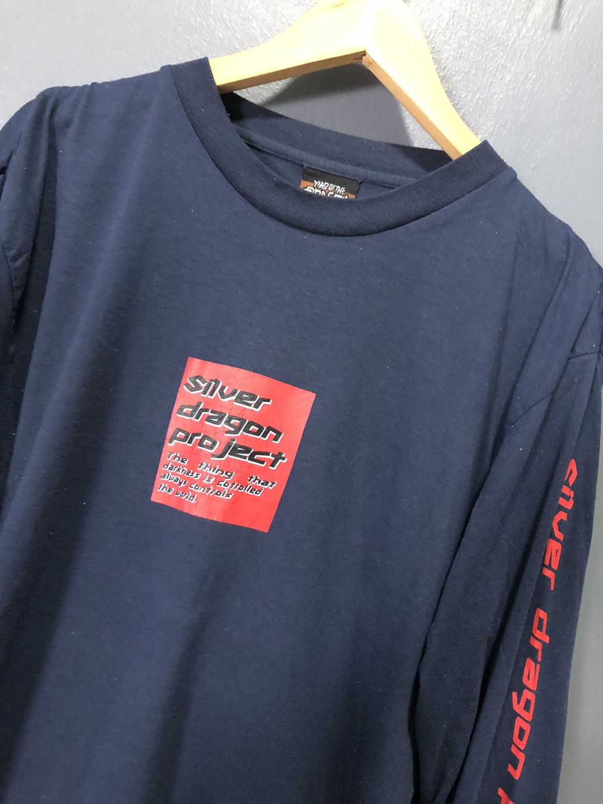 Japanese Brand × Vintage VINTAGE SILVER DRAGON PROJECT JAPANESE SKATE GANG SHIRT Size US M / EU 48-50 / 2 - 2 Thumbnail