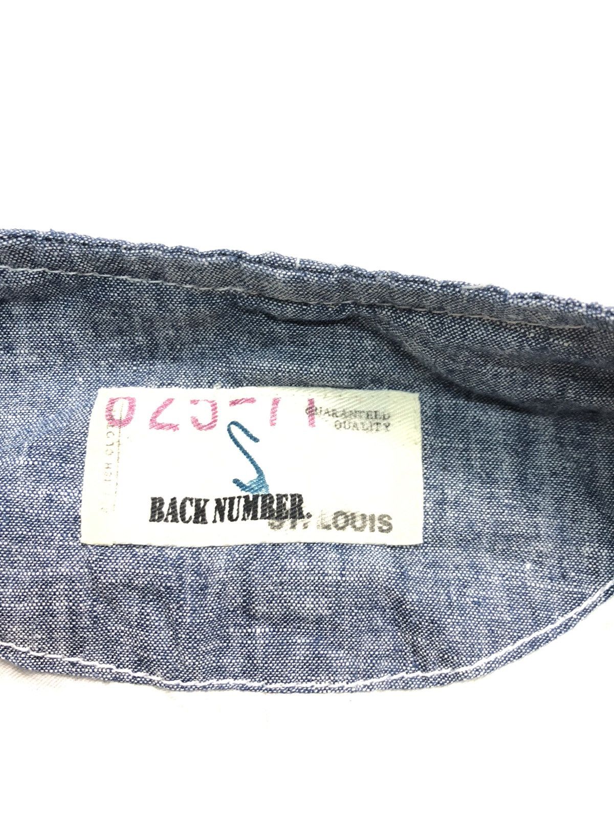 Japanese Brand BACK NUMBER CHAMBRAY VEST JAPAN 🇯🇵 Size US S / EU 44-46 / 1 - 5 Thumbnail