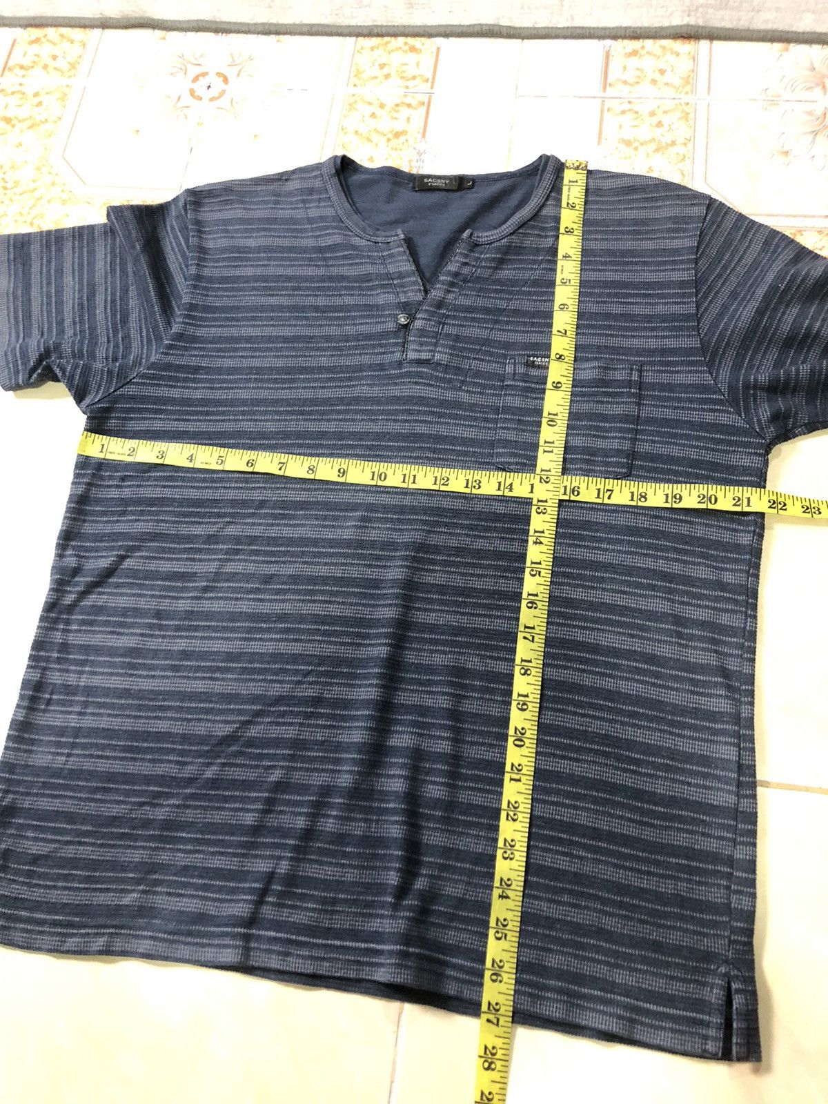 Japanese Brand × Y's × Yohji Yamamoto VINTAGE Y’SACCS SACSNY STRIPE SHIRT Size US M / EU 48-50 / 2 - 8 Thumbnail