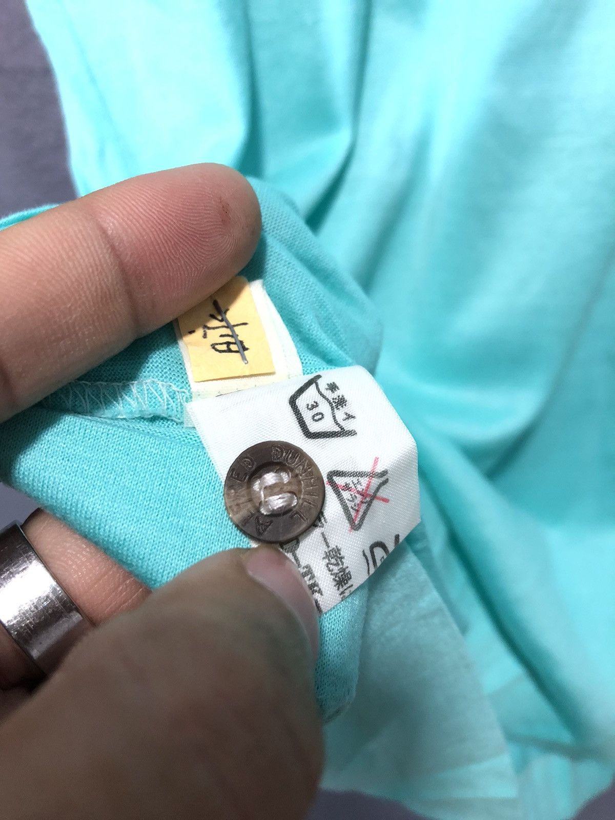 Alfred Dunhill × Vintage VINTAGE ALFRED DUNHILL POLO SHIRT SINGLE POCKET Size US M / EU 48-50 / 2 - 6 Thumbnail