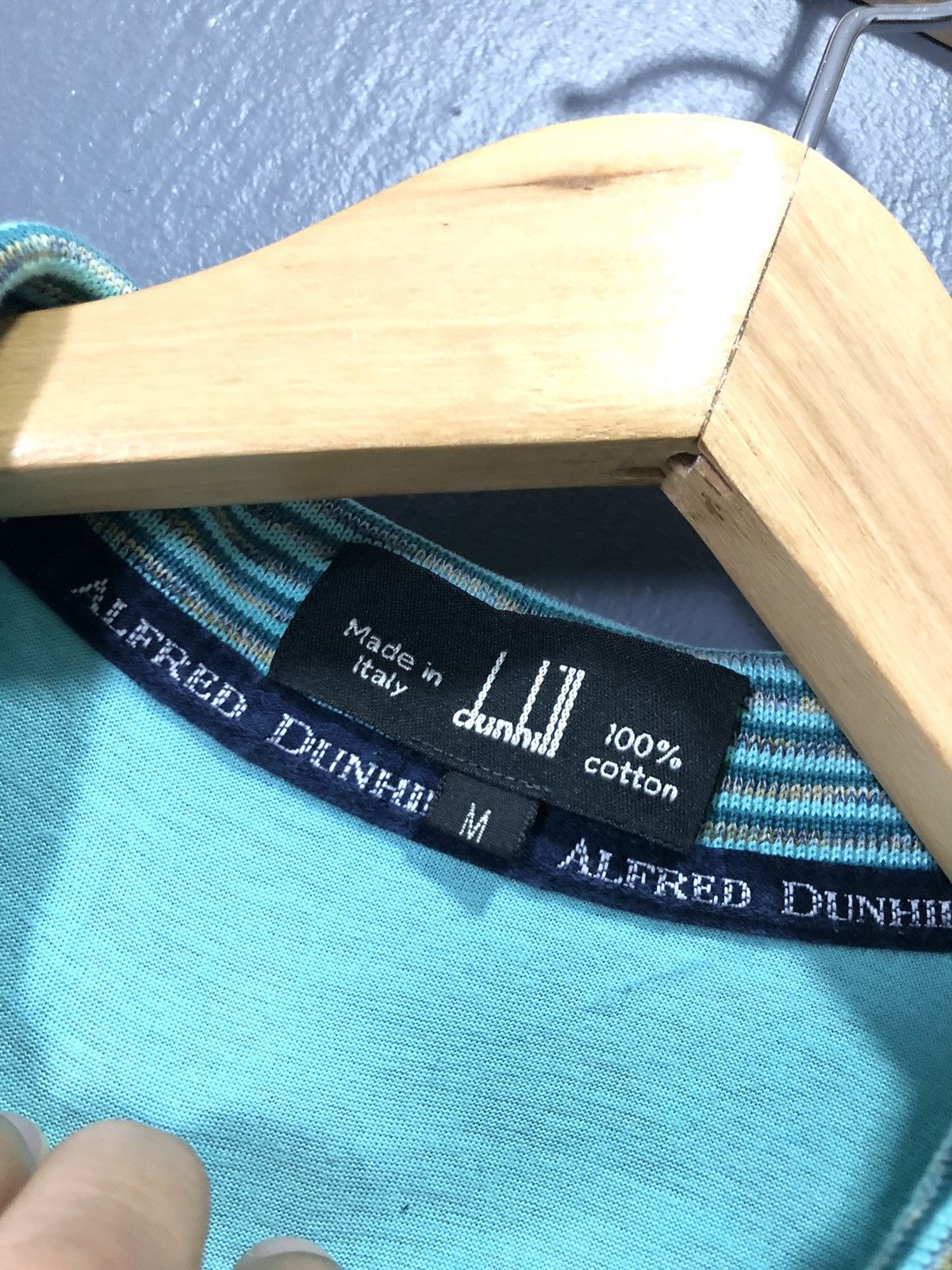 Alfred Dunhill × Vintage VINTAGE ALFRED DUNHILL POLO SHIRT SINGLE POCKET Size US M / EU 48-50 / 2 - 4 Thumbnail