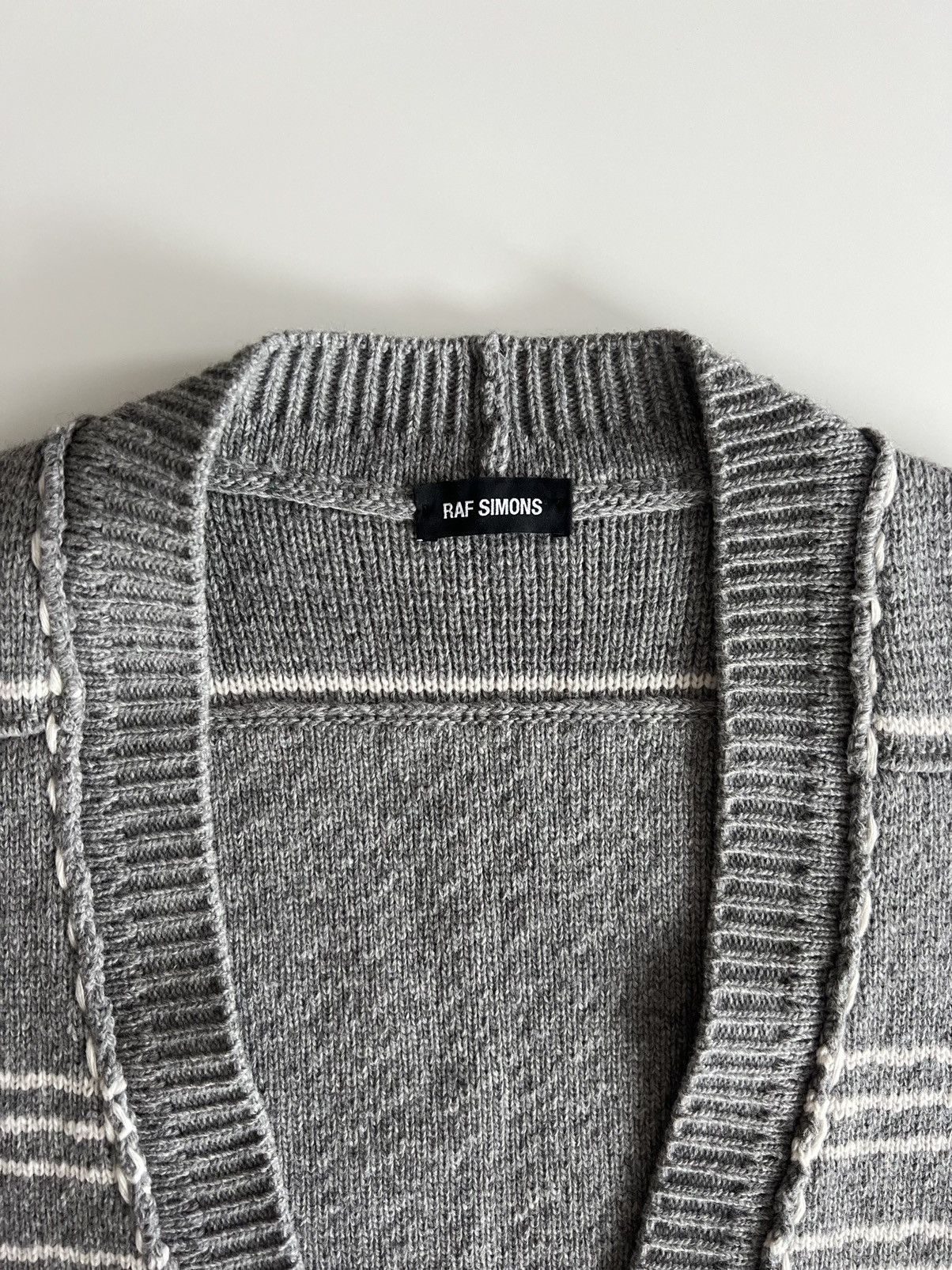 Raf Simons Raf Simons Oversized Wool Cardigan Size US XL / EU 56 / 4 - 6 Thumbnail