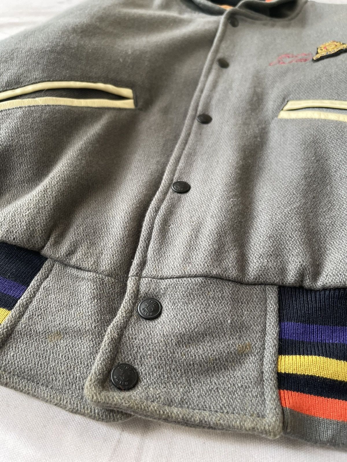 Vintage VINTAGE MEN BATSU WOOL VARSITY JACKET Size US M / EU 48-50 / 2 - 10 Thumbnail