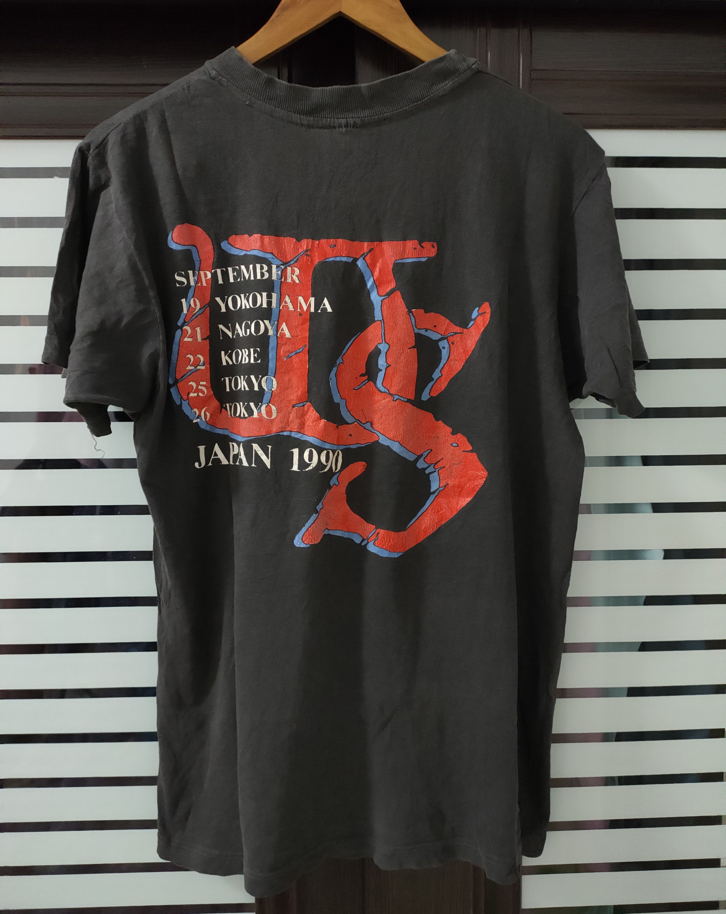 Band Tees 🔥Rock🔥Distressed Vintage Whitesnake Japan Tour 1990 Size US M / EU 48-50 / 2 - 2 Thumbnail