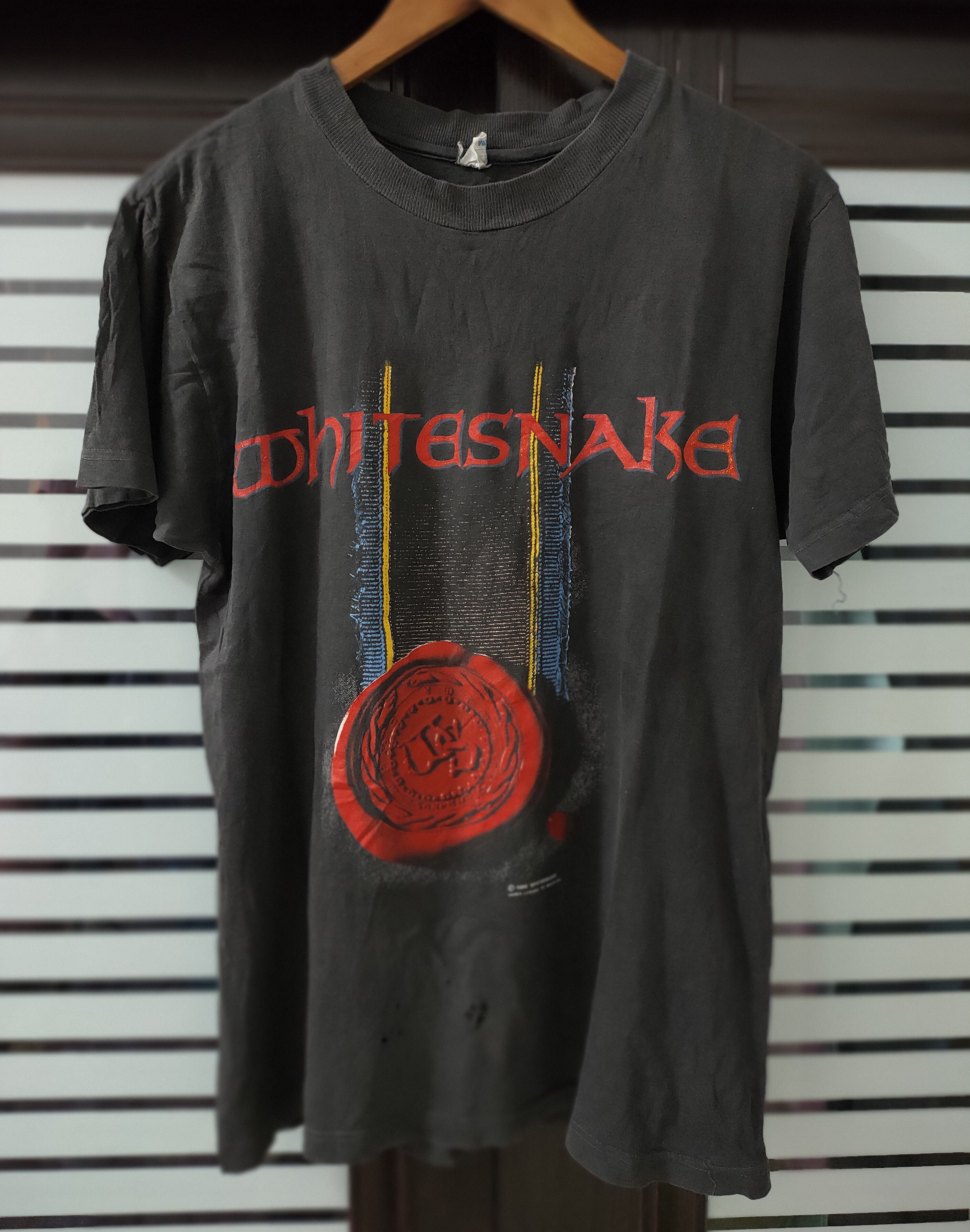 🔥Rock🔥Distressed Vintage Whitesnake Japan Tour 1990