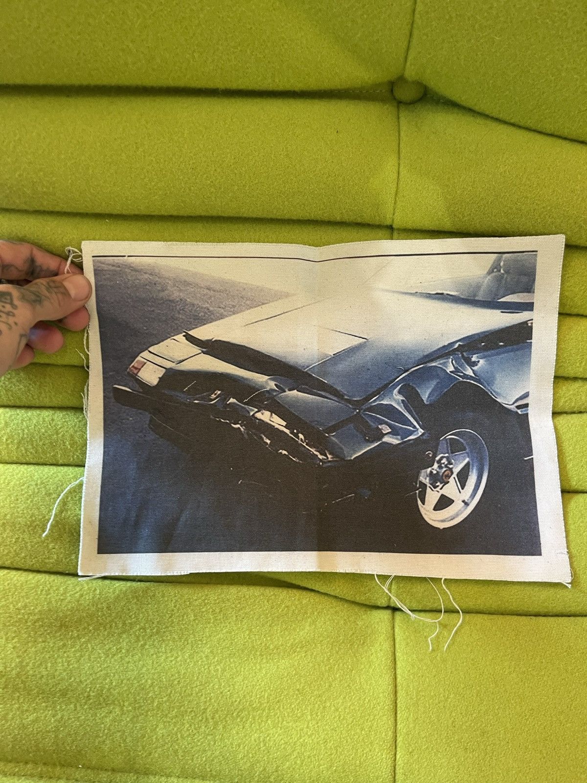 Enfants Riches Deprimes ERD 1/1 CRASH PORSCHE ART PATCH PARIS 4Gseller Size ONE SIZE - 1 Thumbnail