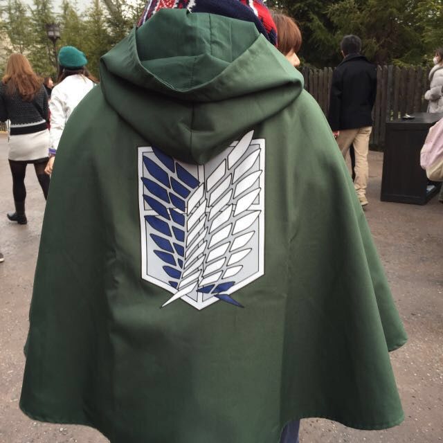 Cartoon Network × Vintage ATTACK ON TITAN COSTYLE WINDCOAT JACKET Size US M / EU 48-50 / 2 - 1 Thumbnail