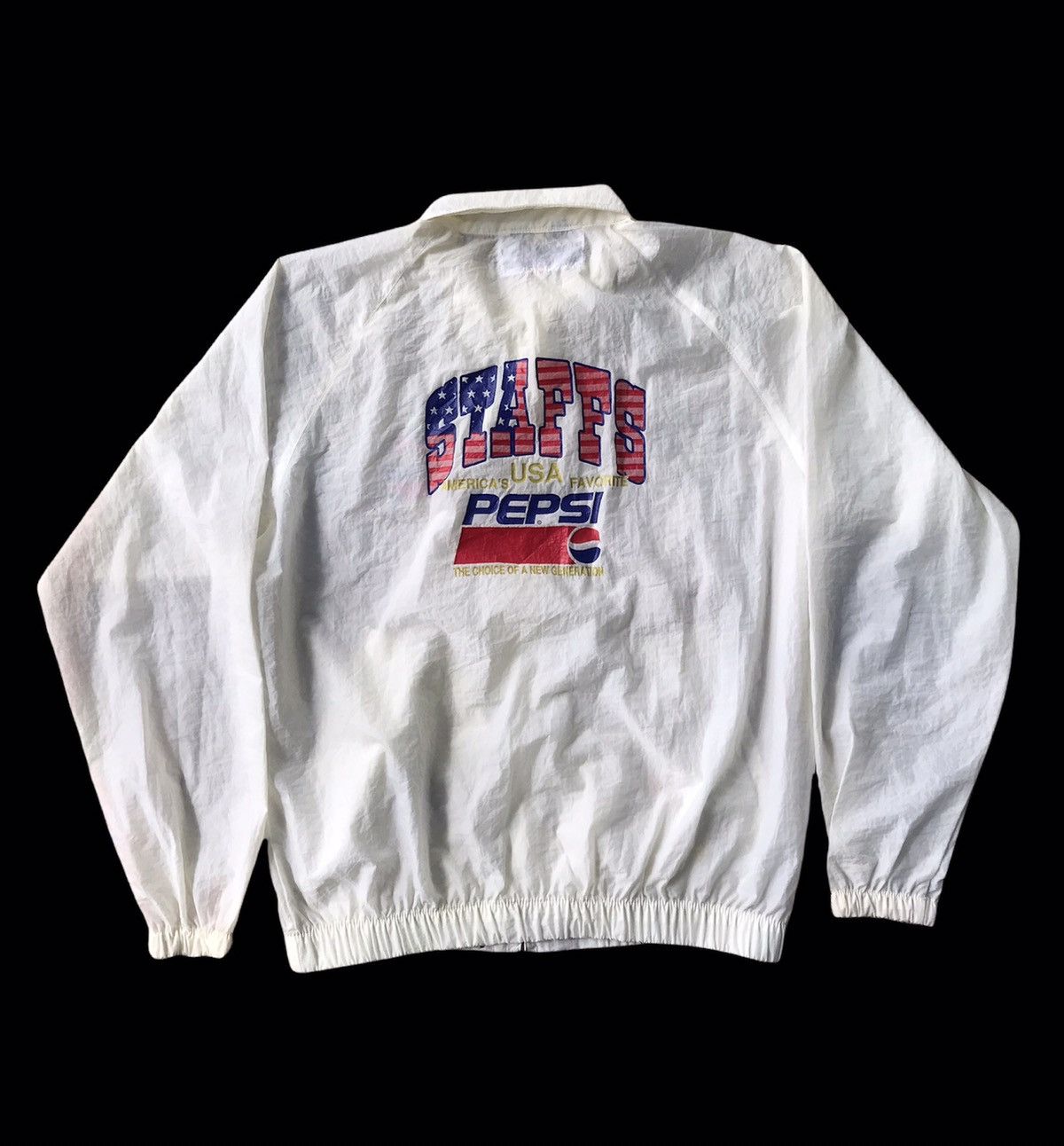 Pepsi × Vintage RARE 80s VINTAGE PEPSI STAFF american favorite jacket Size US L / EU 52-54 / 3 - 1 Thumbnail