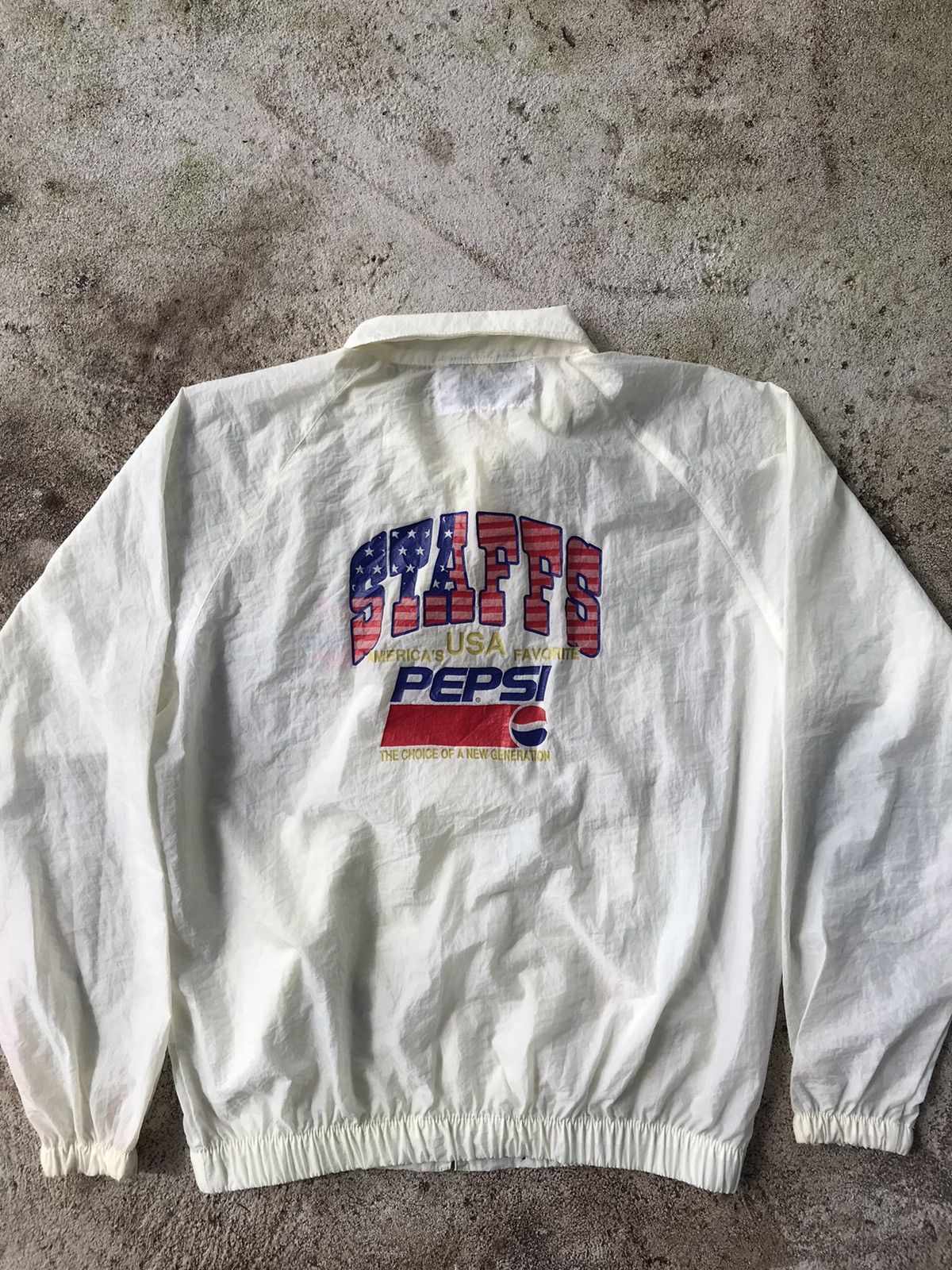 Pepsi × Vintage RARE 80s VINTAGE PEPSI STAFF american favorite jacket Size US L / EU 52-54 / 3 - 4 Thumbnail