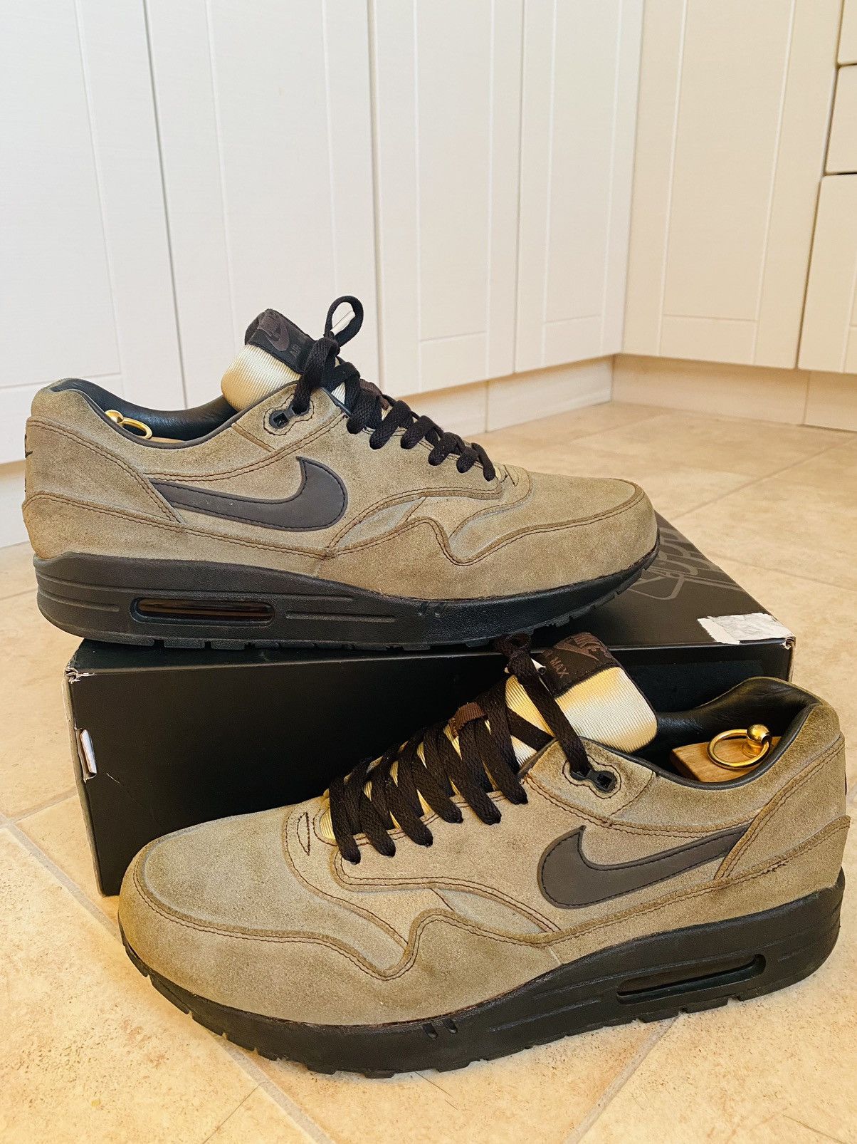 Nike ACG × atmos NikeLab Air Max 1 Dip Dye Bw Size US 13 / EU 46 - 3 Thumbnail