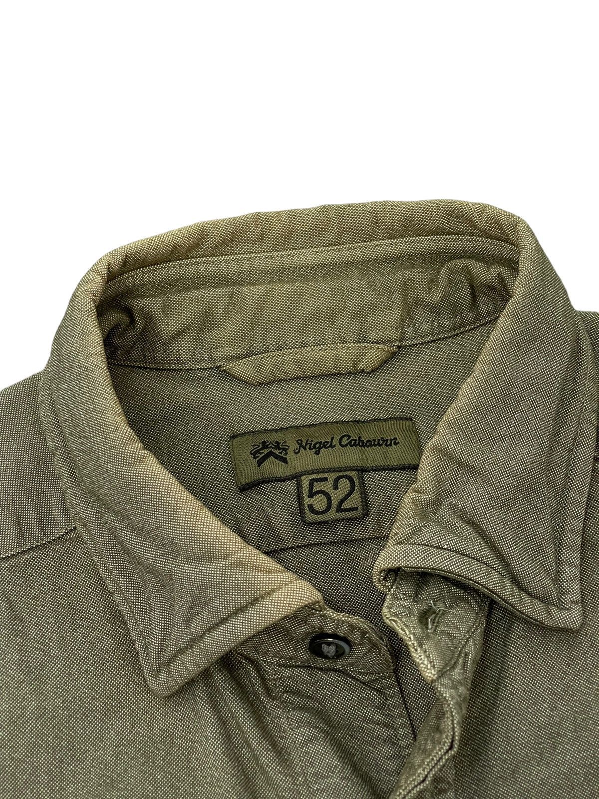 Japanese Brand Work Shirt Nigel Cabourn 49🟩 Size US L / EU 52-54 / 3 - 8 Thumbnail