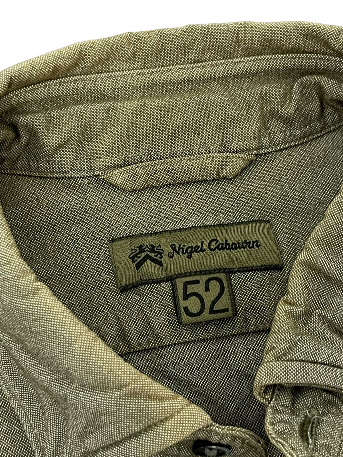 Japanese Brand Work Shirt Nigel Cabourn 49🟩 Size US L / EU 52-54 / 3 - 9 Thumbnail