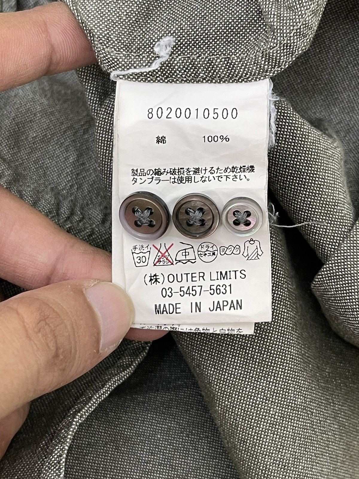 Japanese Brand Work Shirt Nigel Cabourn 49🟩 Size US L / EU 52-54 / 3 - 15 Thumbnail