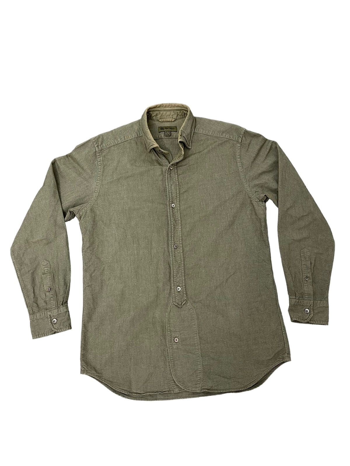 Japanese Brand Work Shirt Nigel Cabourn 49🟩 Size US L / EU 52-54 / 3 - 3 Thumbnail