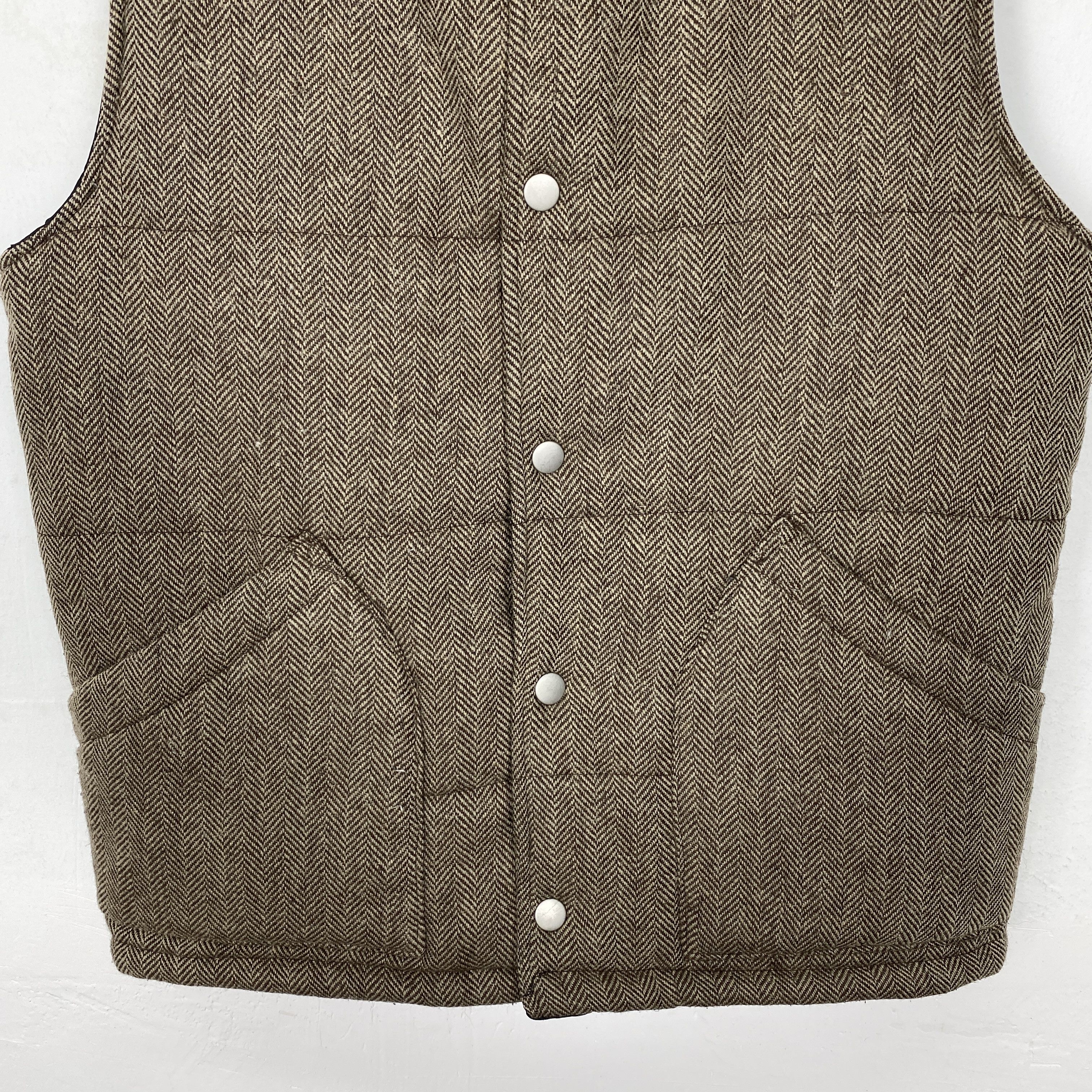 Global Work × Vintage Vintage Global Work Wool Puffer Vest Size US M / EU 48-50 / 2 - 3 Thumbnail