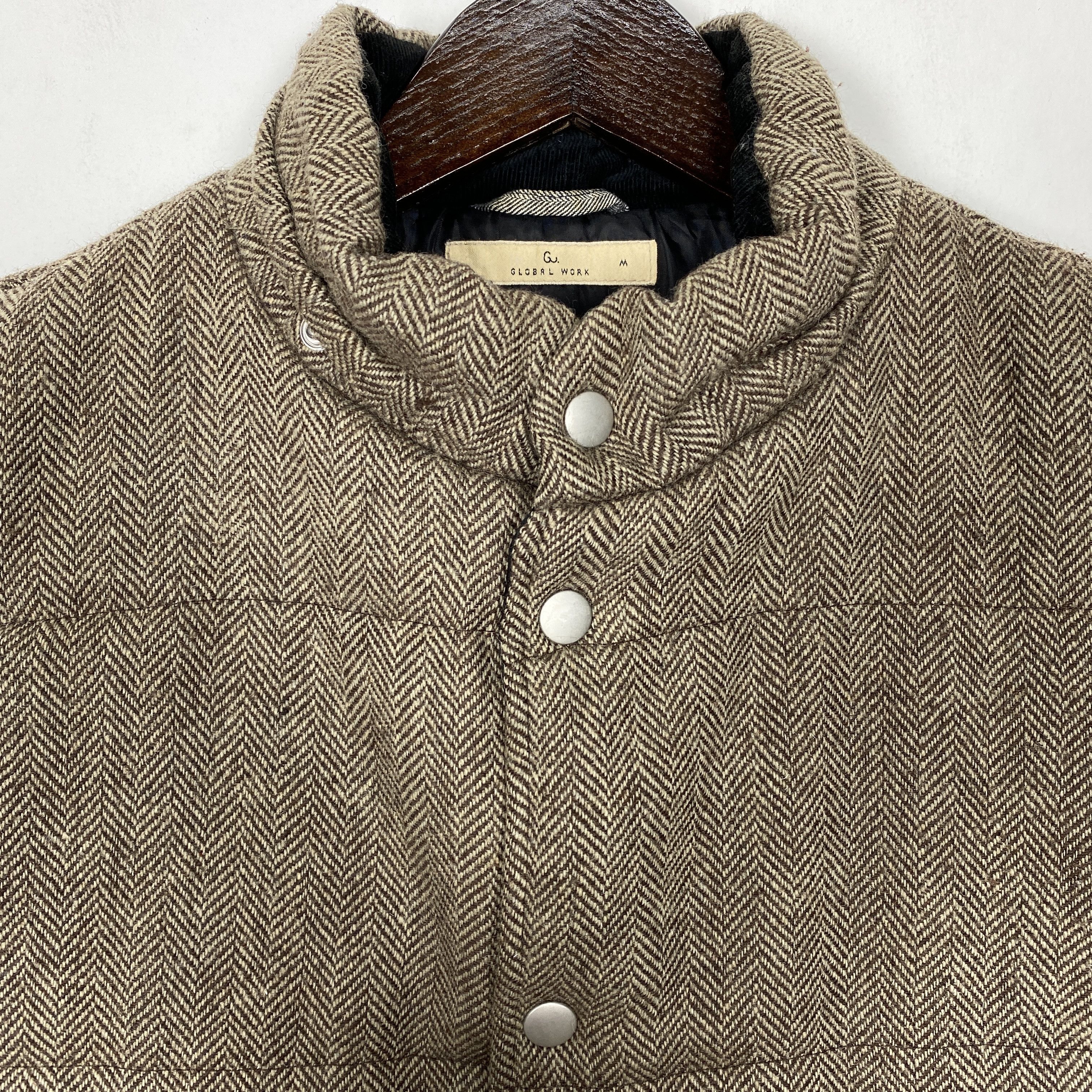 Global Work × Vintage Vintage Global Work Wool Puffer Vest Size US M / EU 48-50 / 2 - 2 Thumbnail