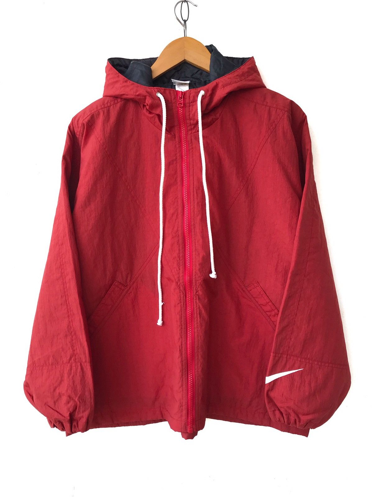Nike × Nike ACG Vintage Nike Hooded Swoosh Logo Windbreaker Jacket Size US M / EU 48-50 / 2 - 1 Thumbnail
