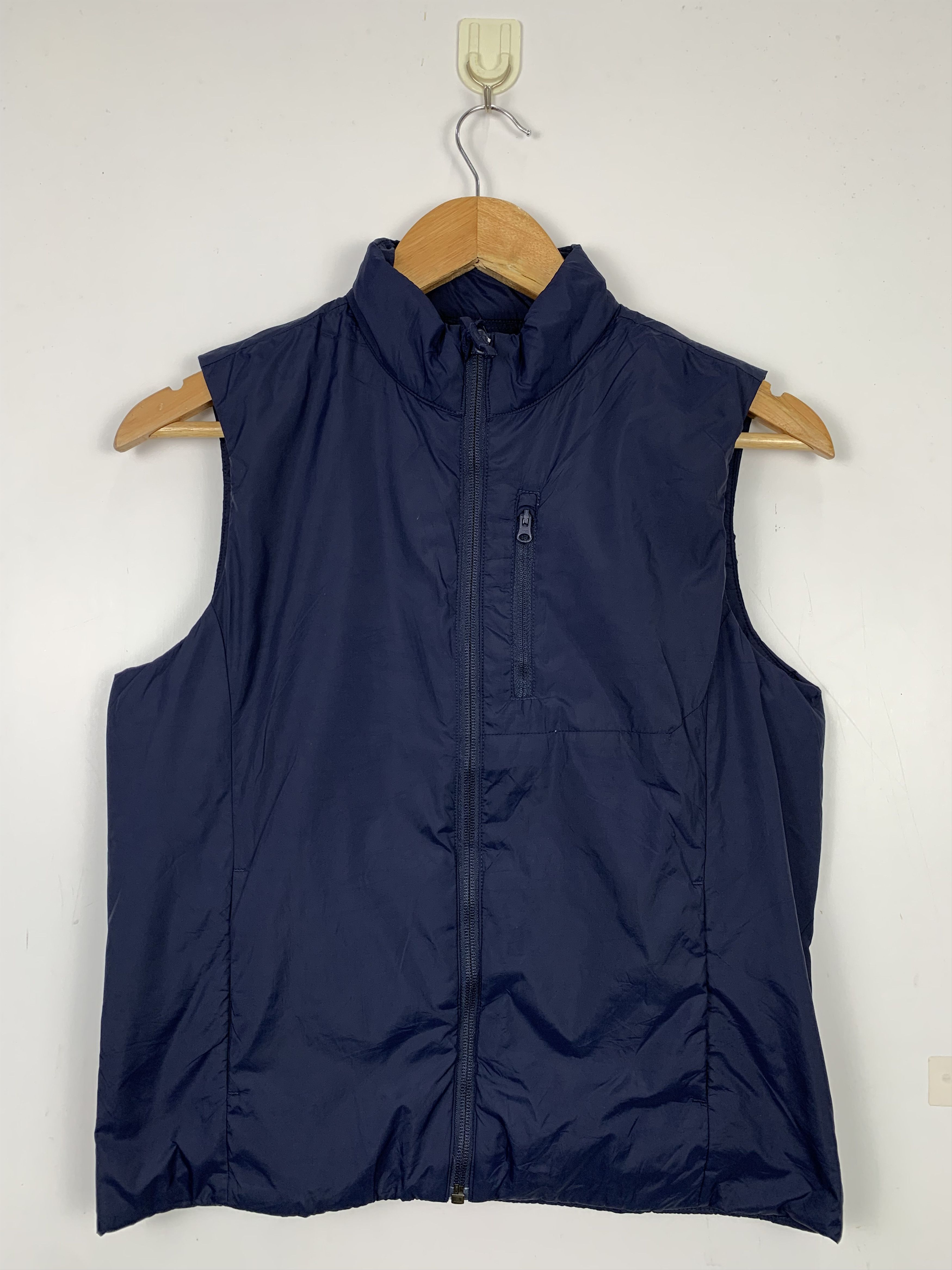 image of Uniqlo Zip Up Fleece Lining Vests in Dark Blue, Men's (Size XS)