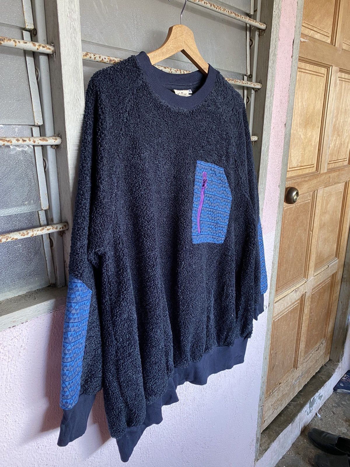 Japanese Brand × Vintage ⚡️Steals⚡️ Titicaca Fleece Jacket Size US L / EU 52-54 / 3 - 4 Thumbnail
