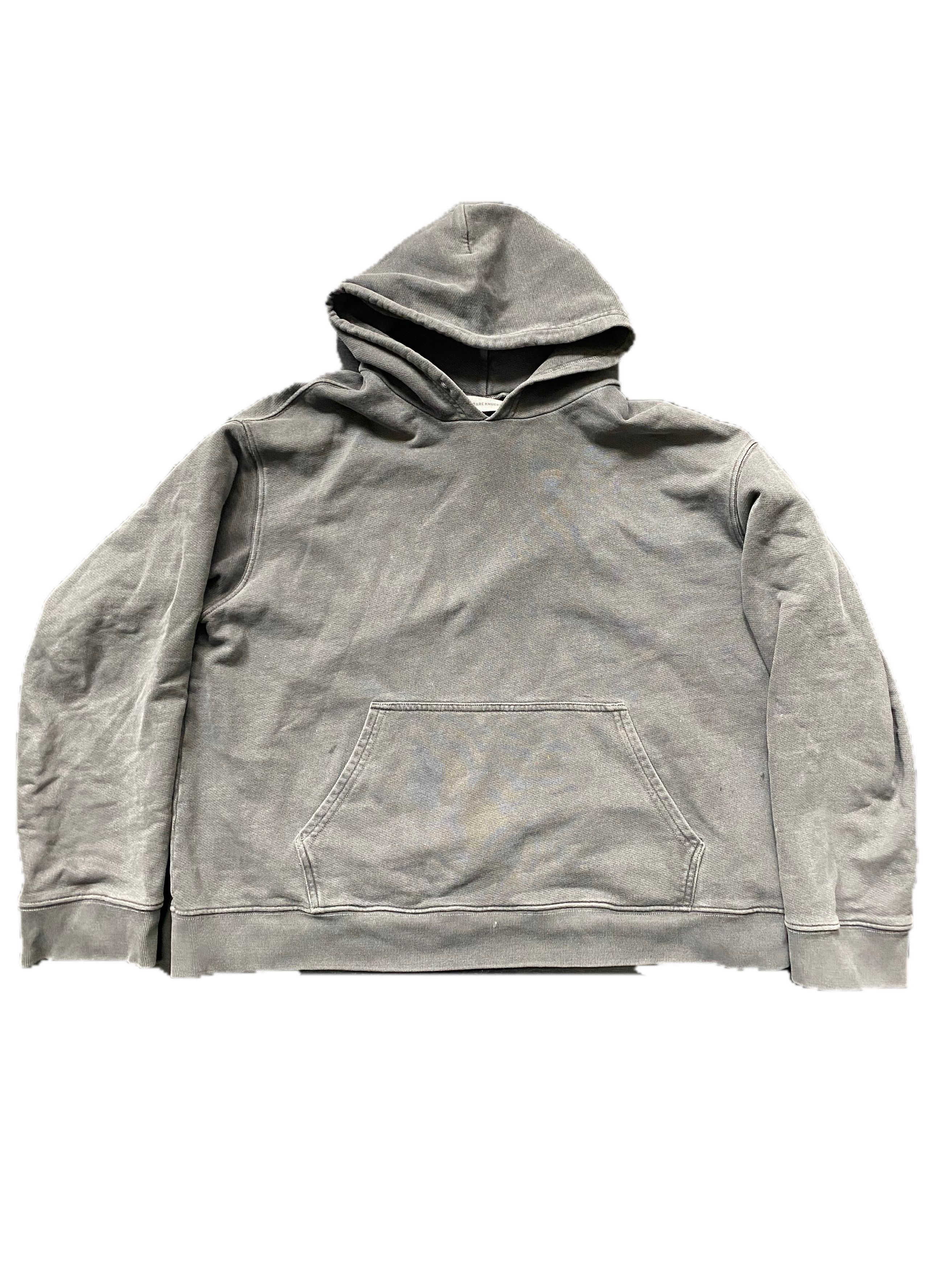 Bare Knuckles Boxy Washed Black Hoodie | Grailed