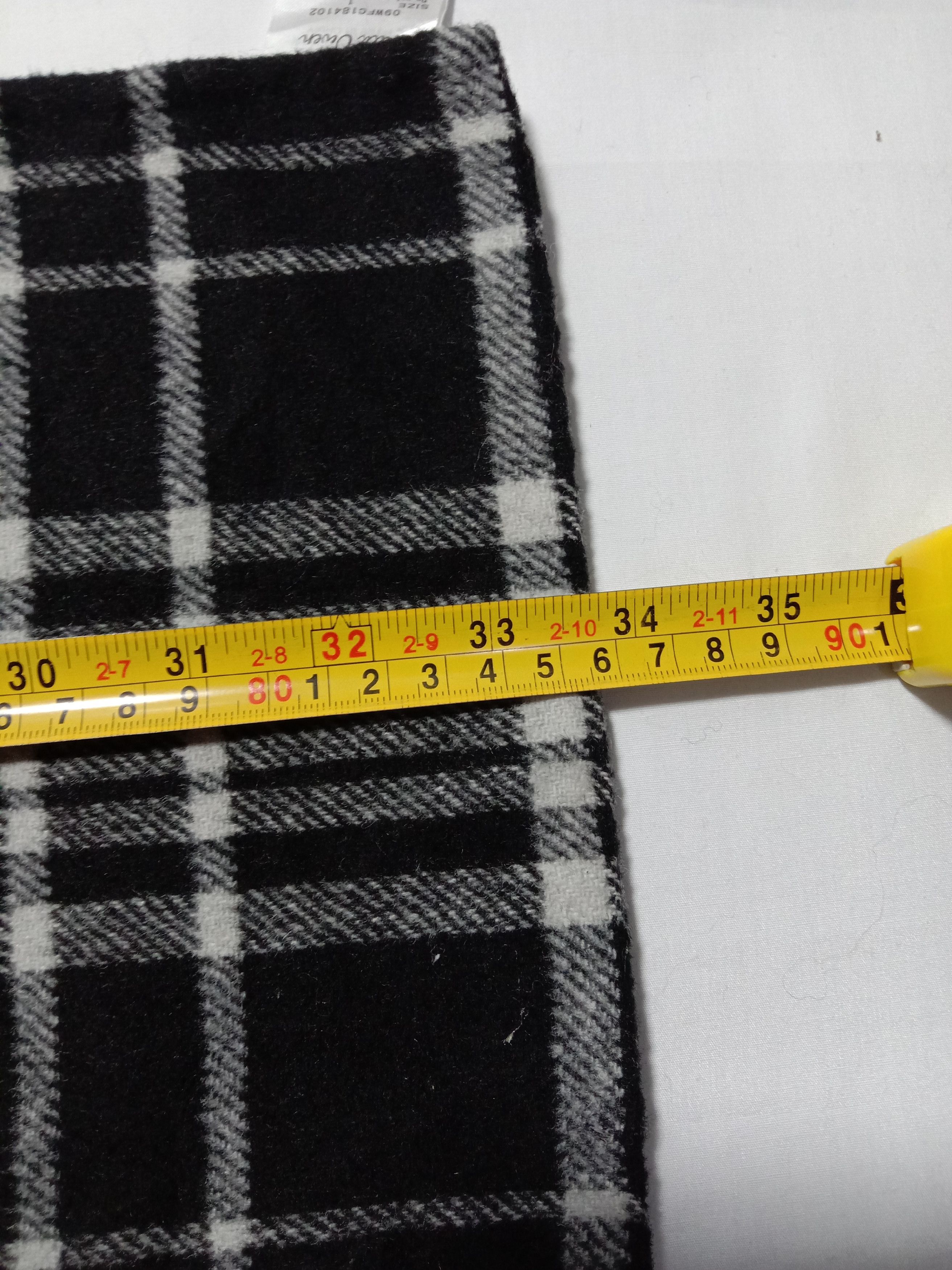 Designer Mila Owen Plaid Check Scarf/Muffler Size ONE SIZE - 5 Thumbnail