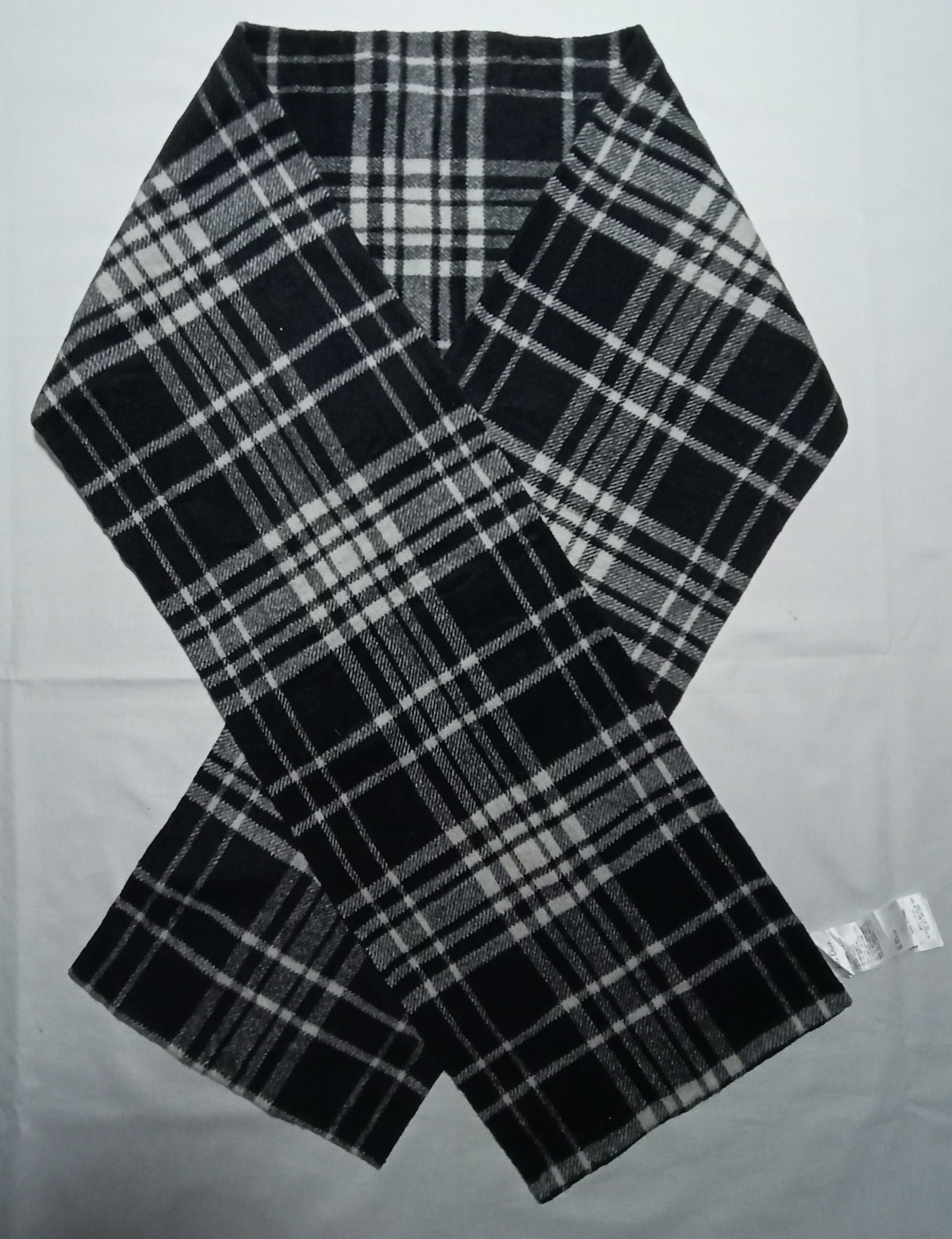 Designer Mila Owen Plaid Check Scarf/Muffler Size ONE SIZE - 2 Thumbnail