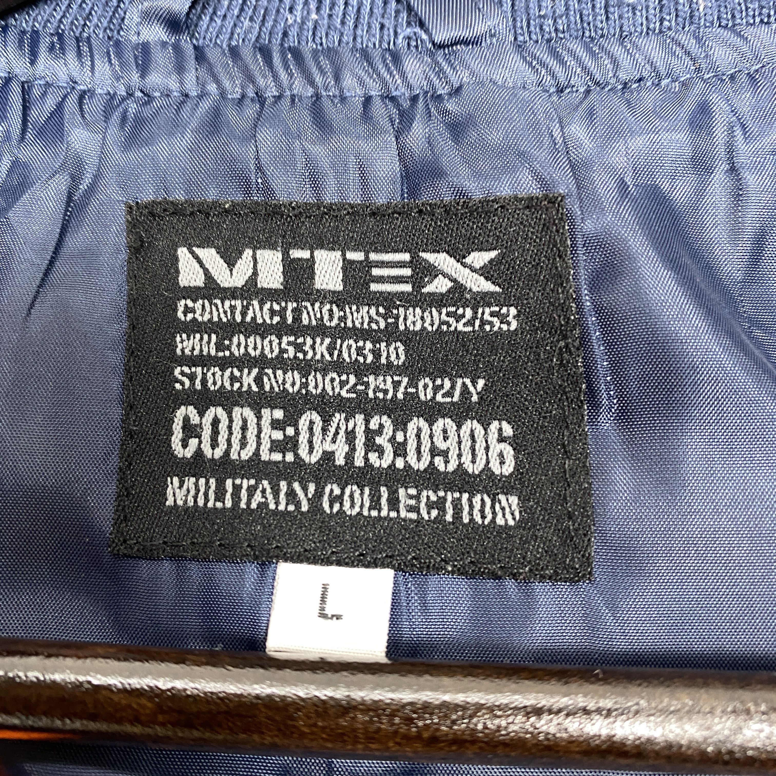 Japanese Brand Vintage Navy Blue Military Vest Like Bombers Size US L / EU 52-54 / 3 - 6 Thumbnail