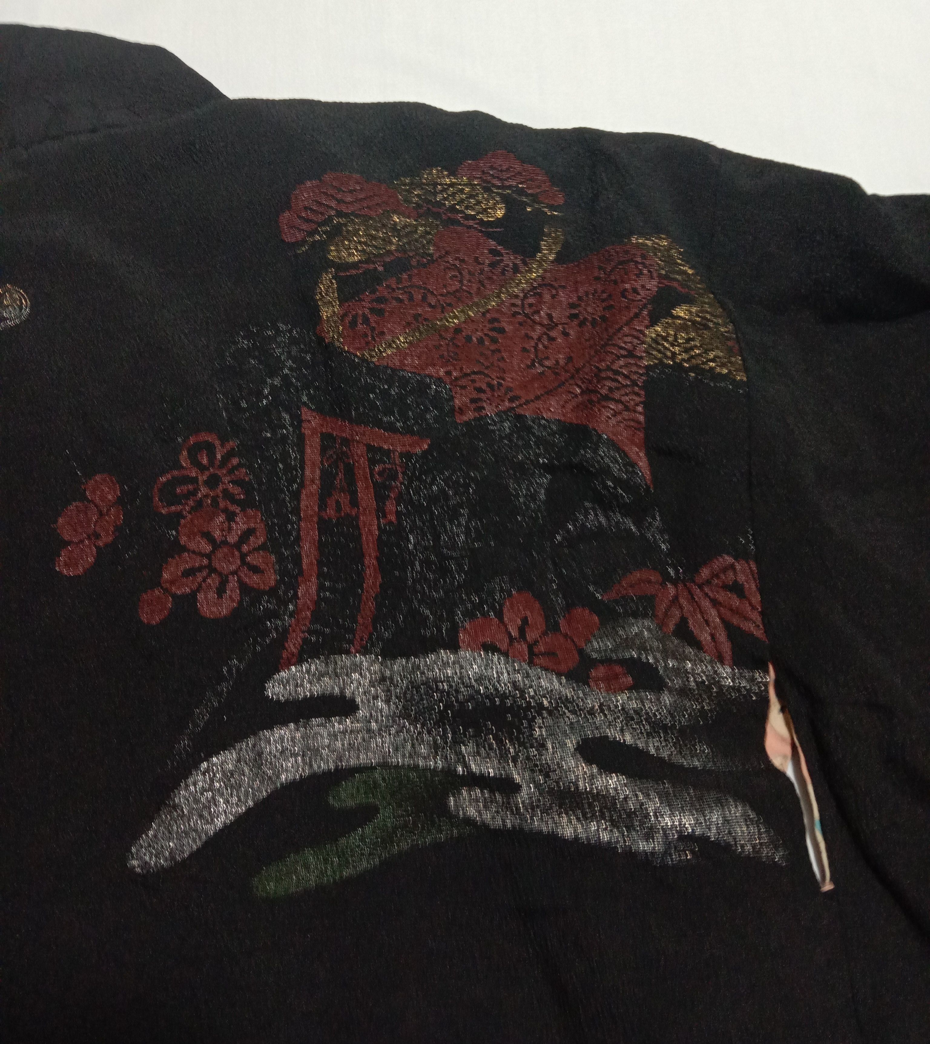 Japanese Brand Vintage Kimono Haori Cardigan Happi Jacket Landscape Size US M / EU 48-50 / 2 - 2 Thumbnail