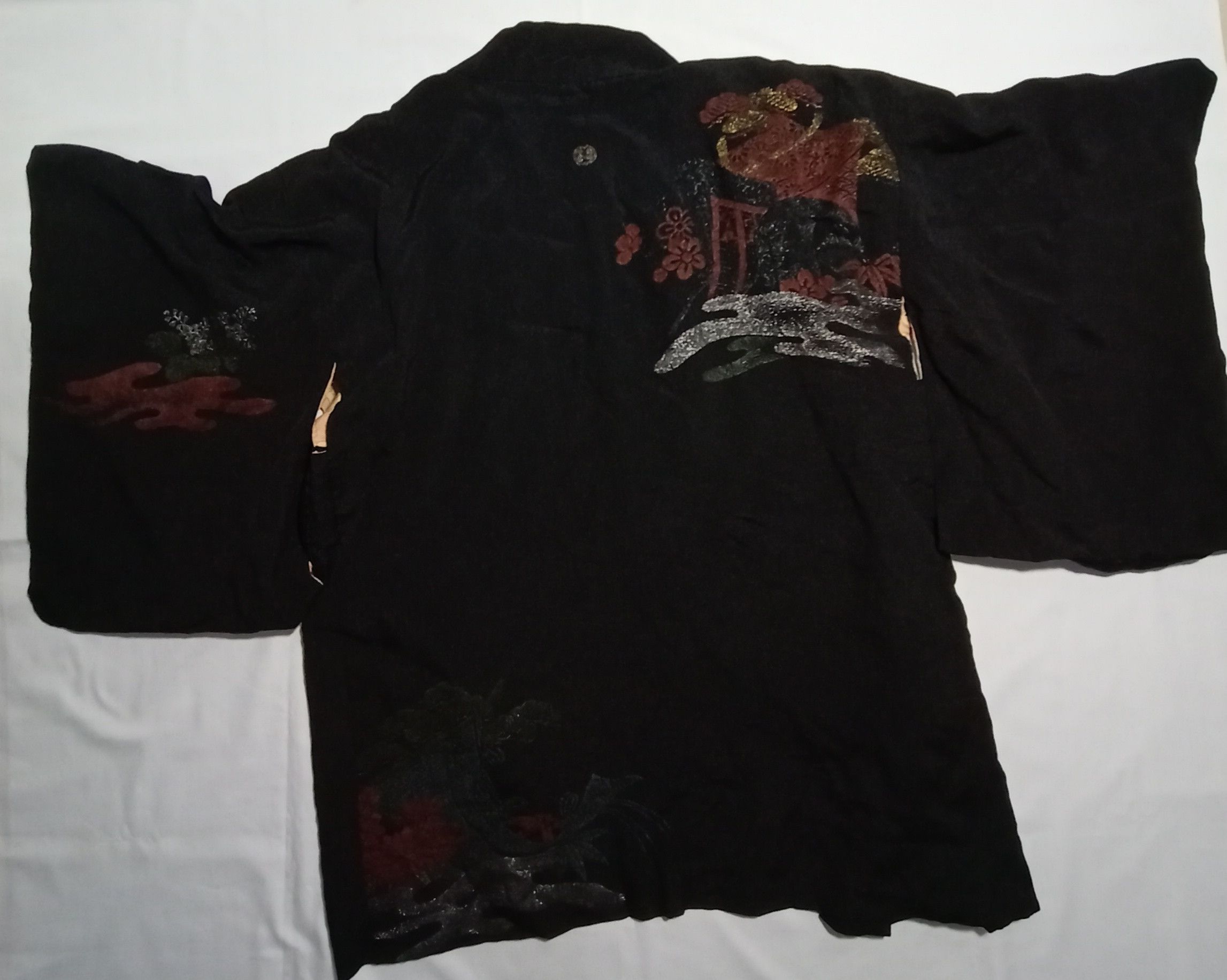 Japanese Brand Vintage Kimono Haori Cardigan Happi Jacket Landscape Size US M / EU 48-50 / 2 - 1 Thumbnail