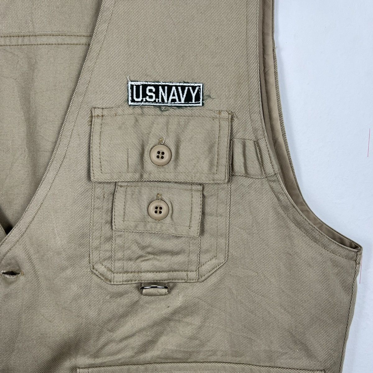 Japanese Brand Vintage Tactical Army US Navy Multi Pocket Vest Size US S / EU 44-46 / 1 - 5 Thumbnail