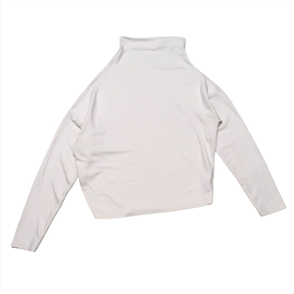 image of Adam Et Rope Designer White Turtleneck Shirt, Men's (Size Medium)