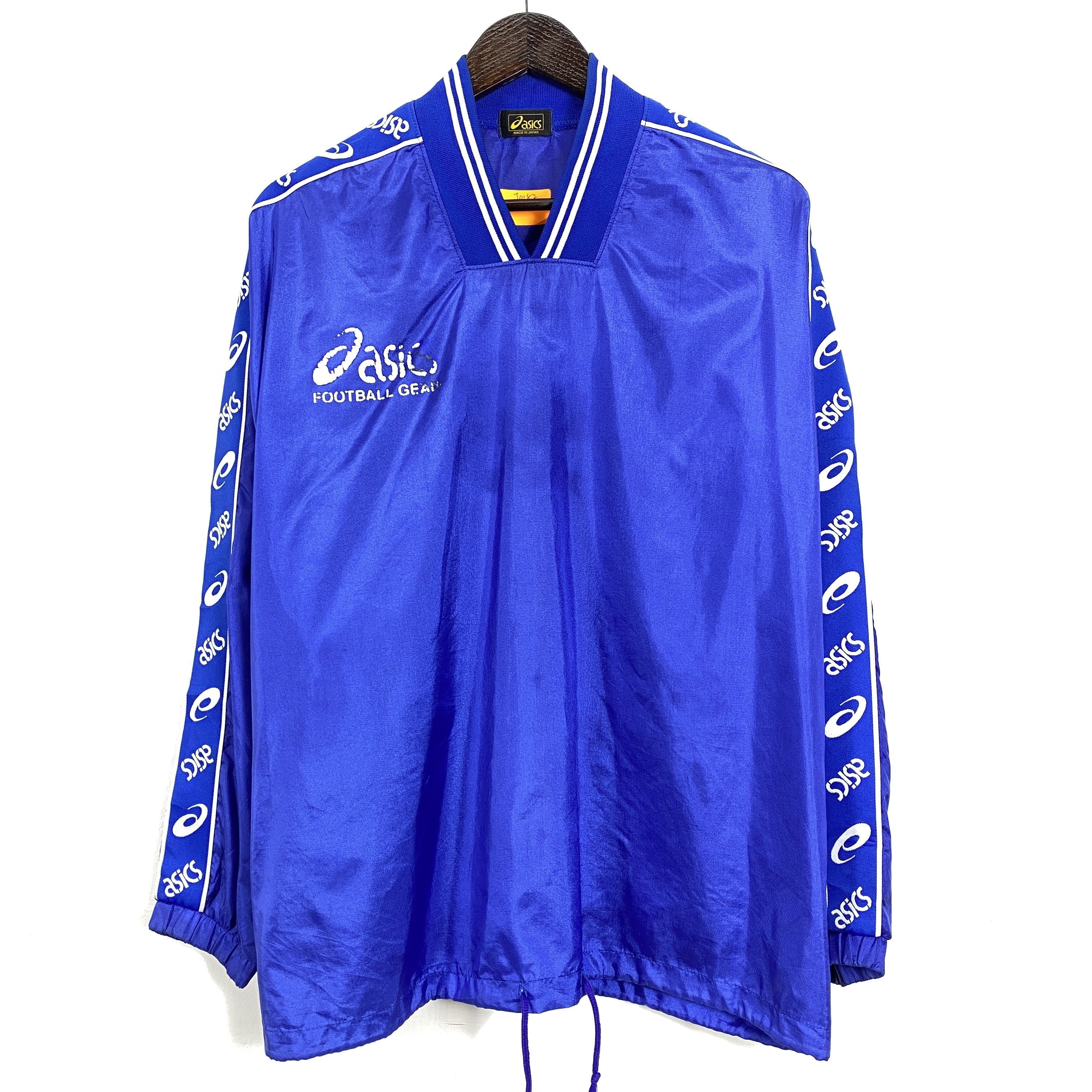 Asics × Vintage Vintage Asics Tape on Sleeve Football Gear Jaspo Windbreaker Size US M / EU 48-50 / 2 - 1 Thumbnail