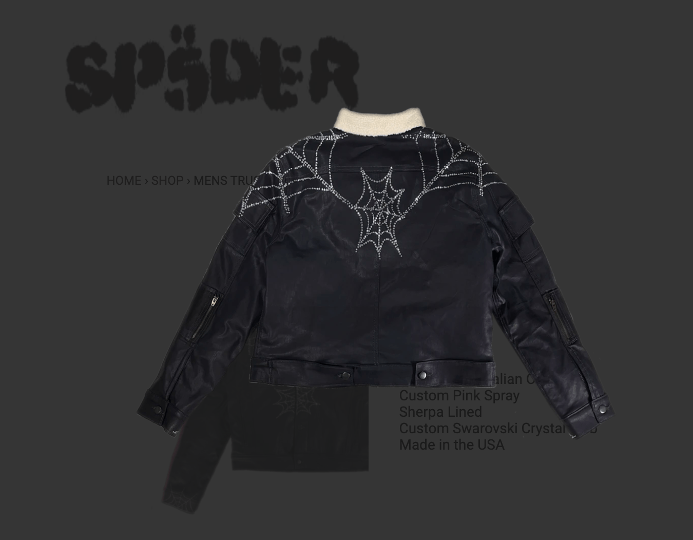 Sp5der Spider Worldwide SP5DER Trucker Jacket Size US M / EU 48-50 / 2 - 11 Thumbnail