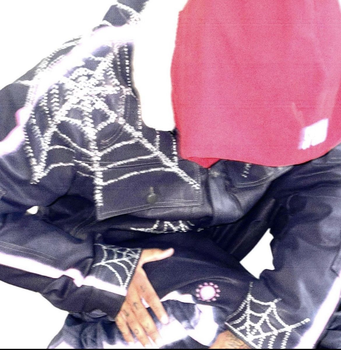 Sp5der Spider Worldwide SP5DER Trucker Jacket Size US M / EU 48-50 / 2 - 2 Thumbnail