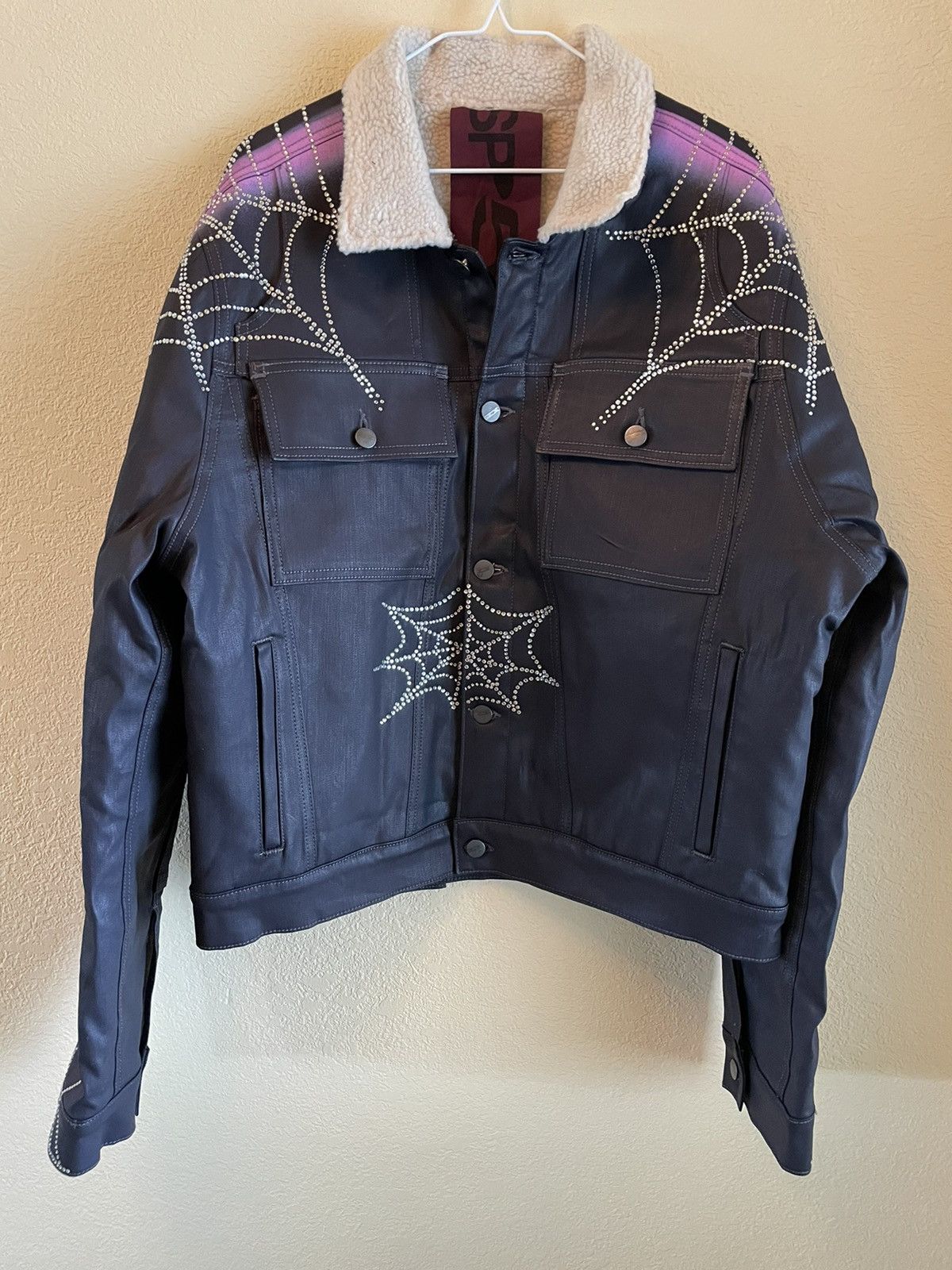 Sp5der Spider Worldwide SP5DER Trucker Jacket Size US M / EU 48-50 / 2 - 3 Thumbnail