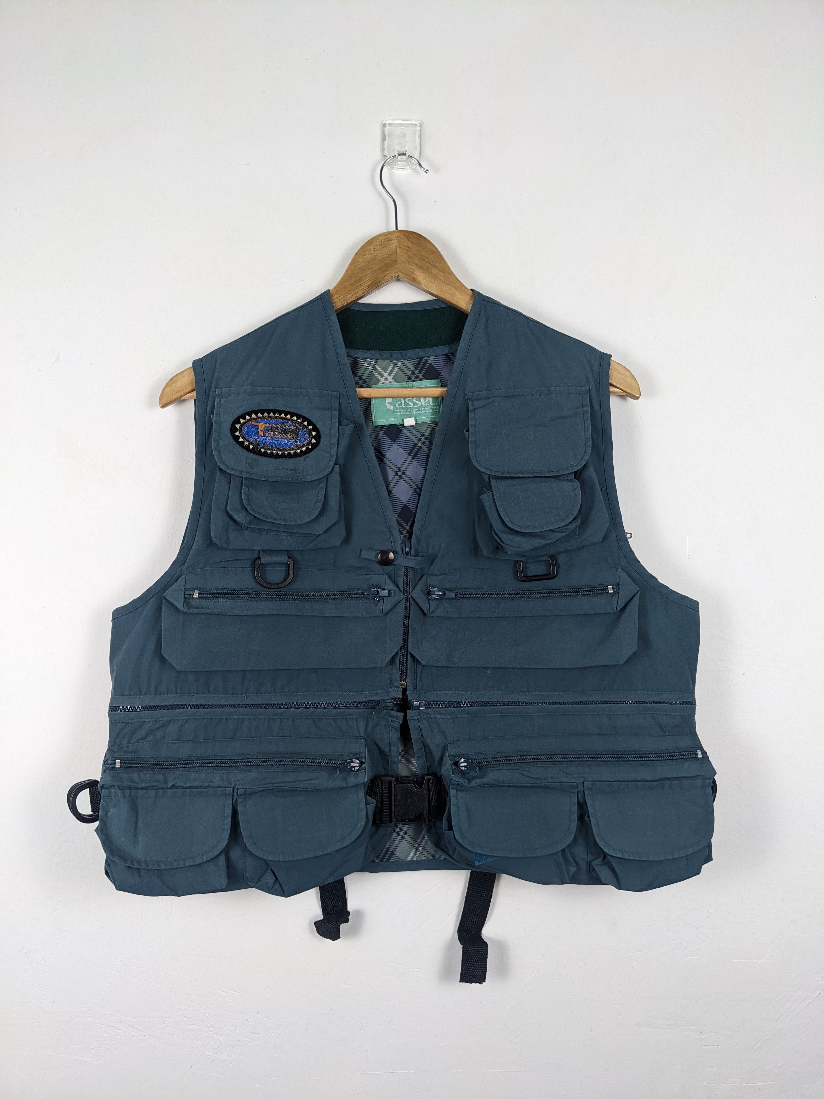 Vintage Vintage TASSEL Multi Pocket Utility Tactical Vest Size US M / EU 48-50 / 2 - 1 Thumbnail
